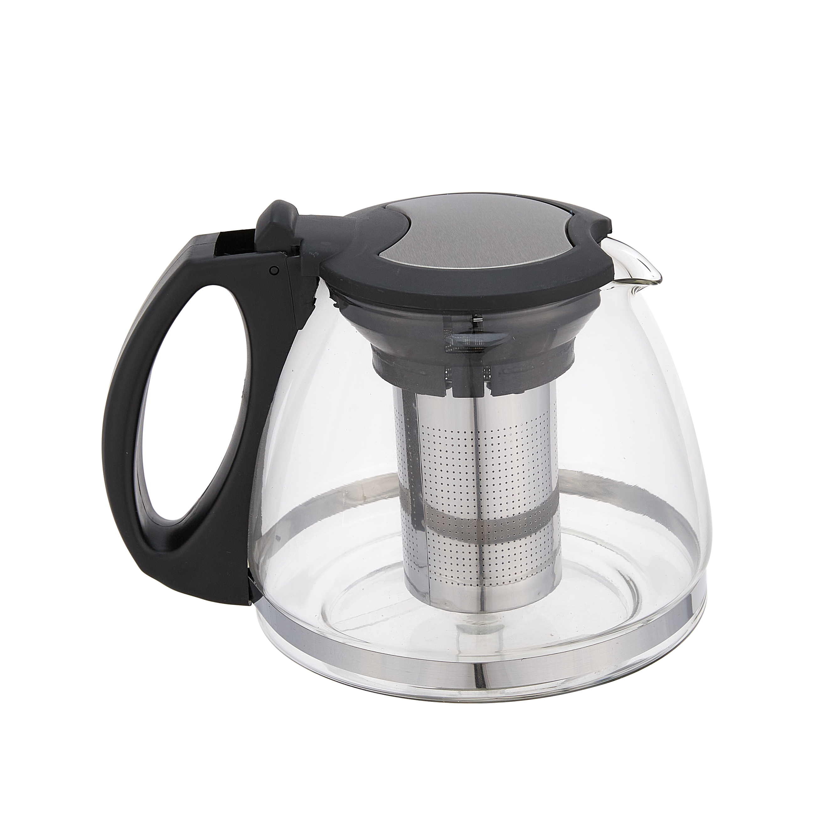 min MAX's best-selling computer version 3210 electric kettle, a multi-functional insulated tea-making kettle, is specially supplied for export at a low price. It features a black kettle with stainless steel and glass details Picture