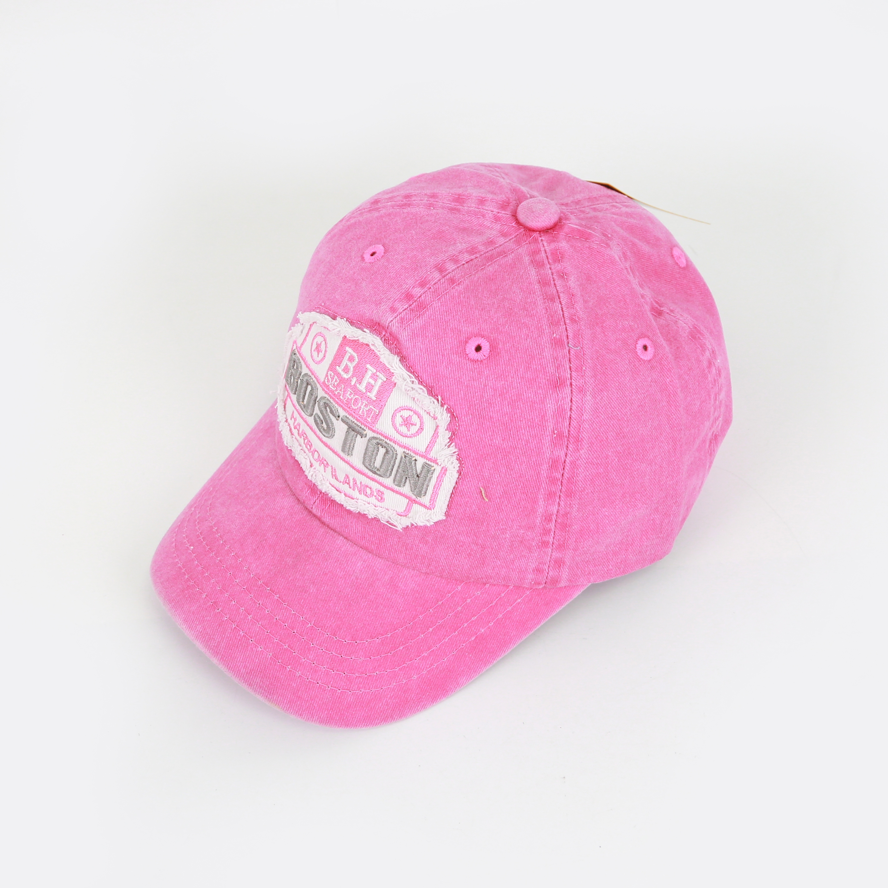 Heavy industry patchwork show large logo baseball cap washed cotton aged Application Scenario