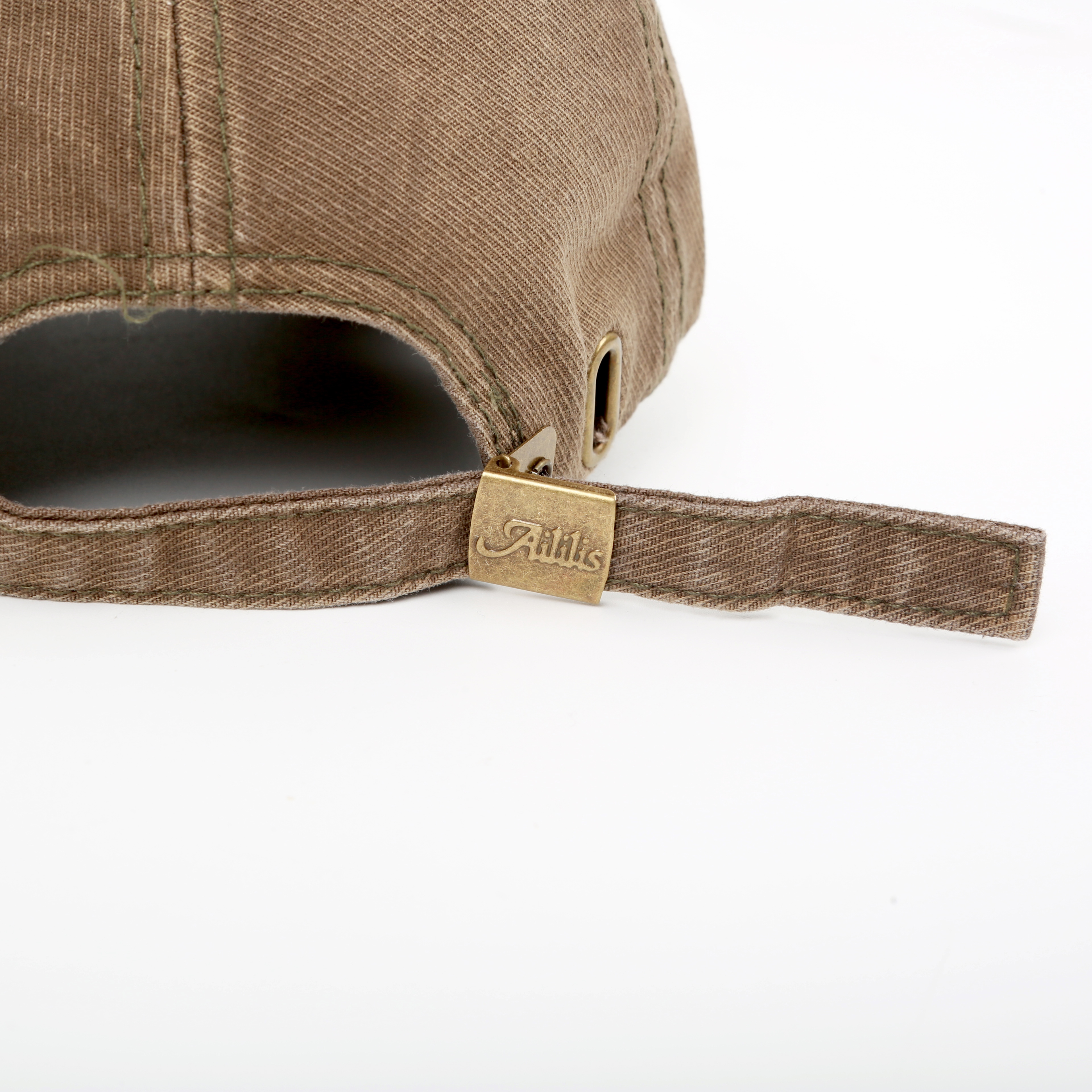 Heavy-duty denim patchwork embroidered baseball cap with aged washed fabric Application Scenario