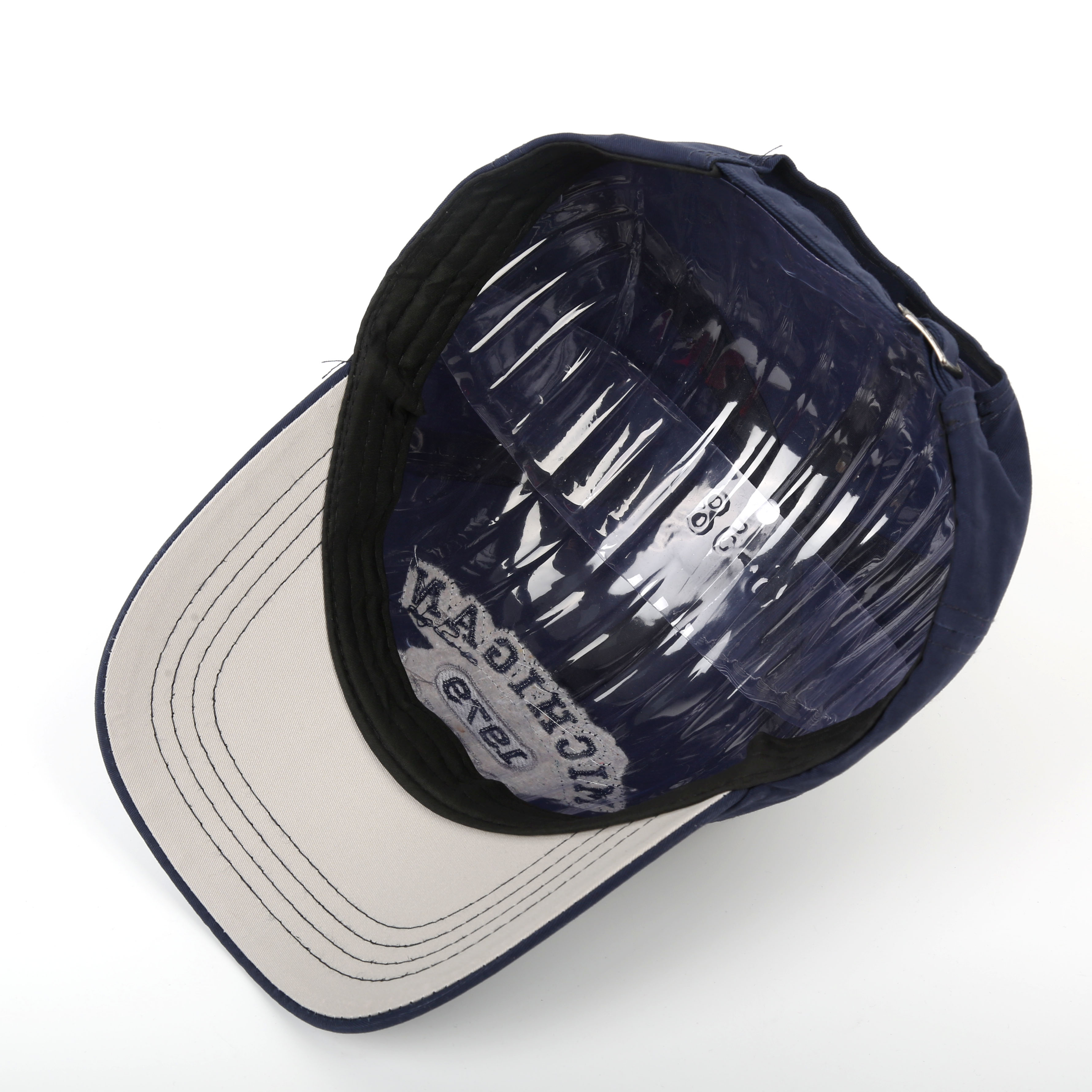 European and American style large logo English embroidered baseball cap, thin cotton sun hat Specification image