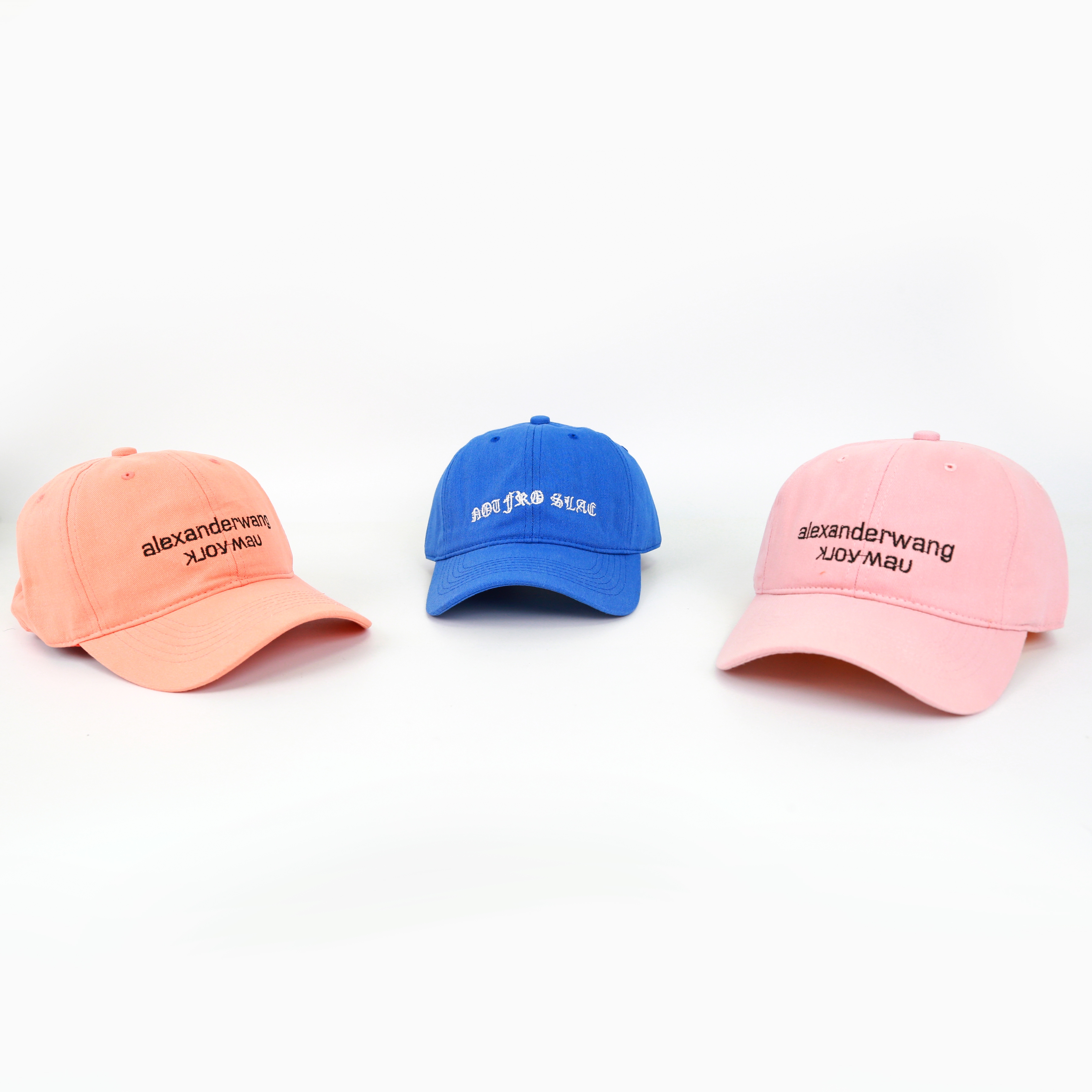 Korean-style curved eyebrow baseball caps for both men and women, fashionable sun hats details Picture