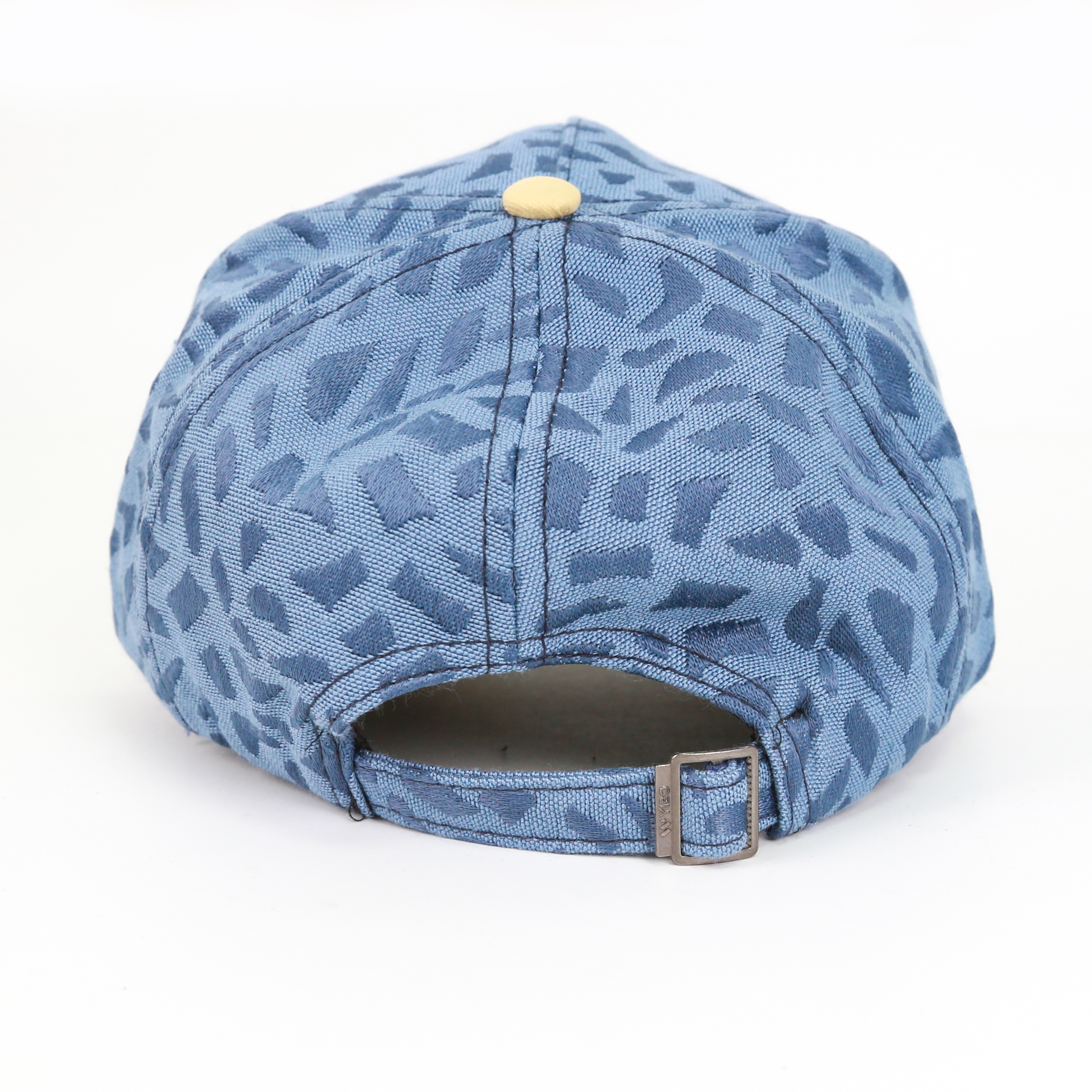 A two-color patchwork street dance hat with full-print embroidery Item Picture