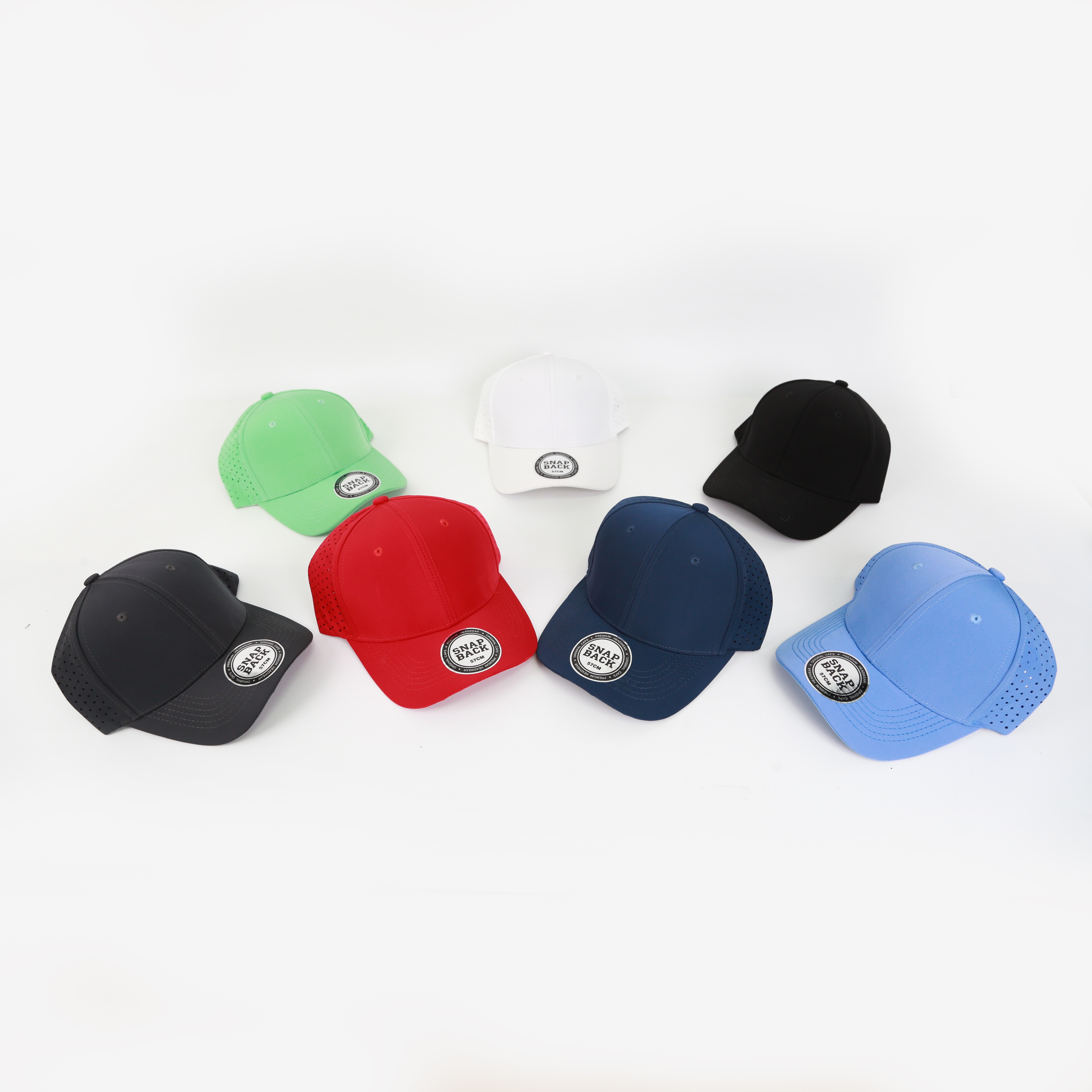 Laser perforation for summer outdoor breathable and fashionable baseball caps Item Picture