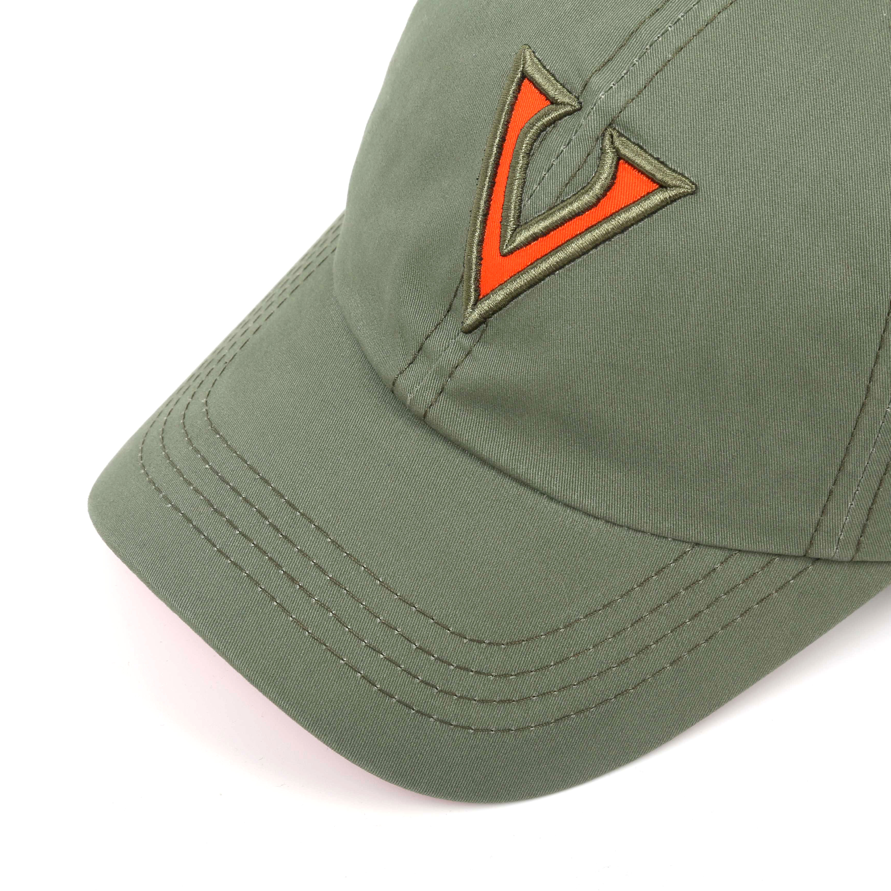 V-shaped embroidered baseball cap, washed cotton, fashionable hip-hop cap Specification image