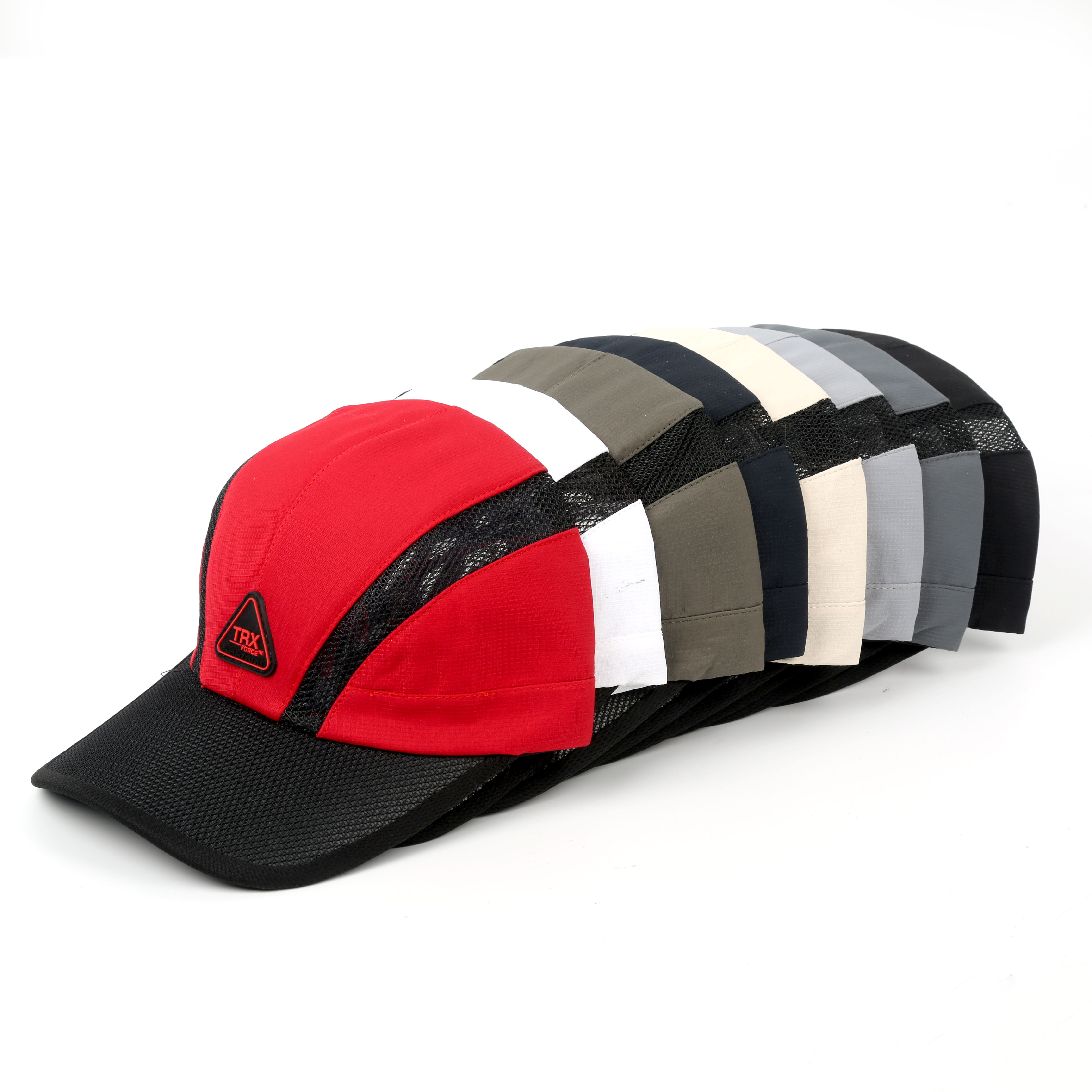 Outdoor quick-drying breathable baseball cap with a mesh brim and magic buckle details Picture