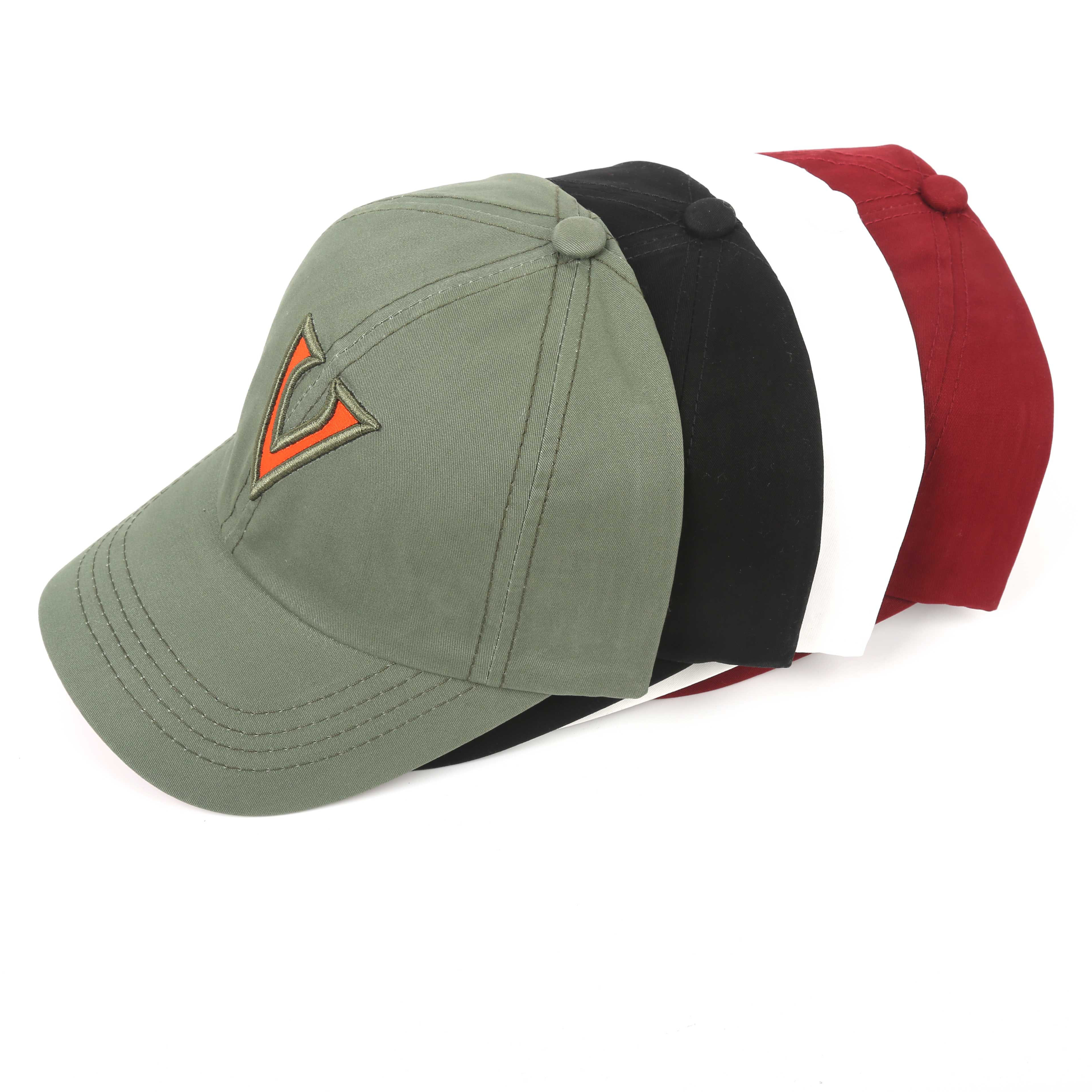 V-shaped embroidered baseball cap, washed cotton, fashionable hip-hop cap details Picture