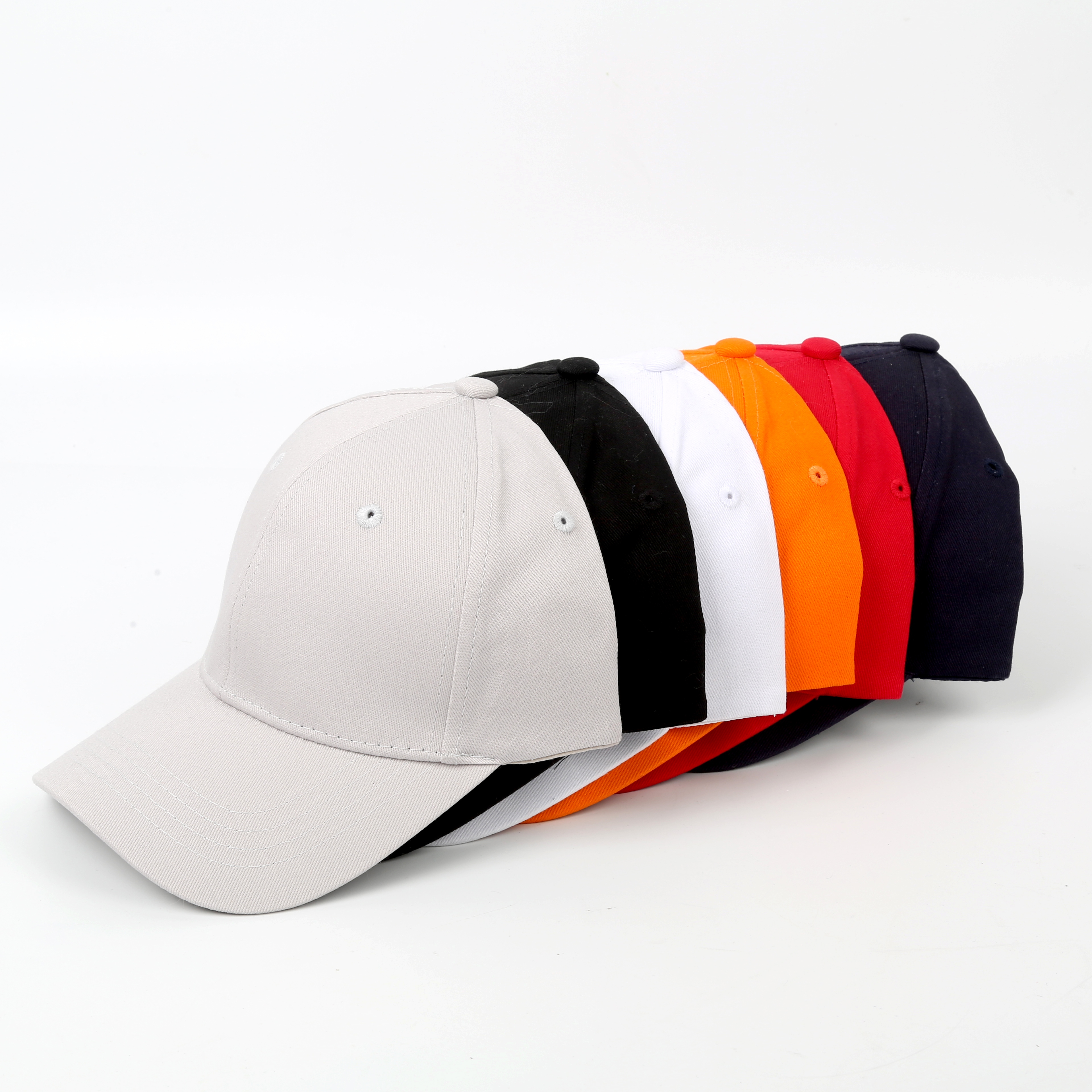 Customizable logo pure cotton smooth plate baseball cap details Picture