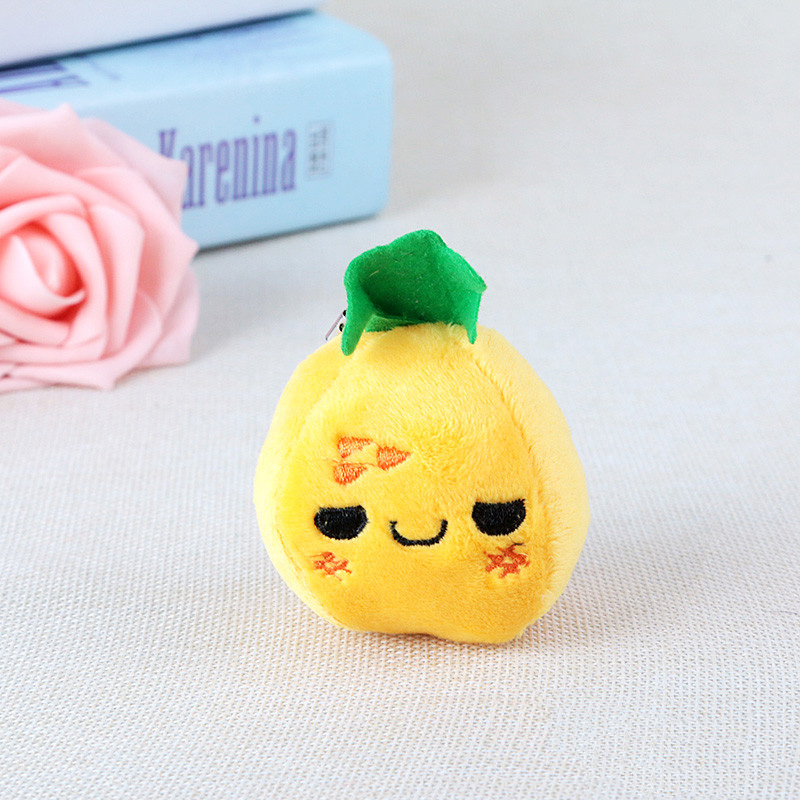 Senbao Monkey 01 Fruit Series Keychain Dolls, schoolbag pendants, small gifts, dolls, claw machines, small dolls, accessories, plush Application Scenario