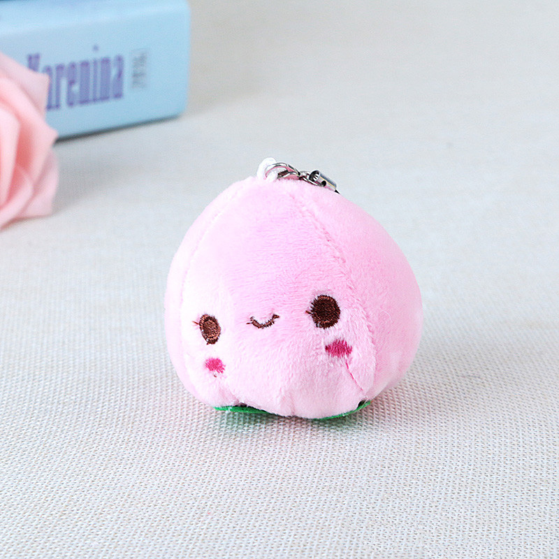 Senbao Monkey 01 Fruit Series Keychain Dolls, schoolbag pendants, small gifts, dolls, claw machines, small dolls, accessories, plush Item Picture