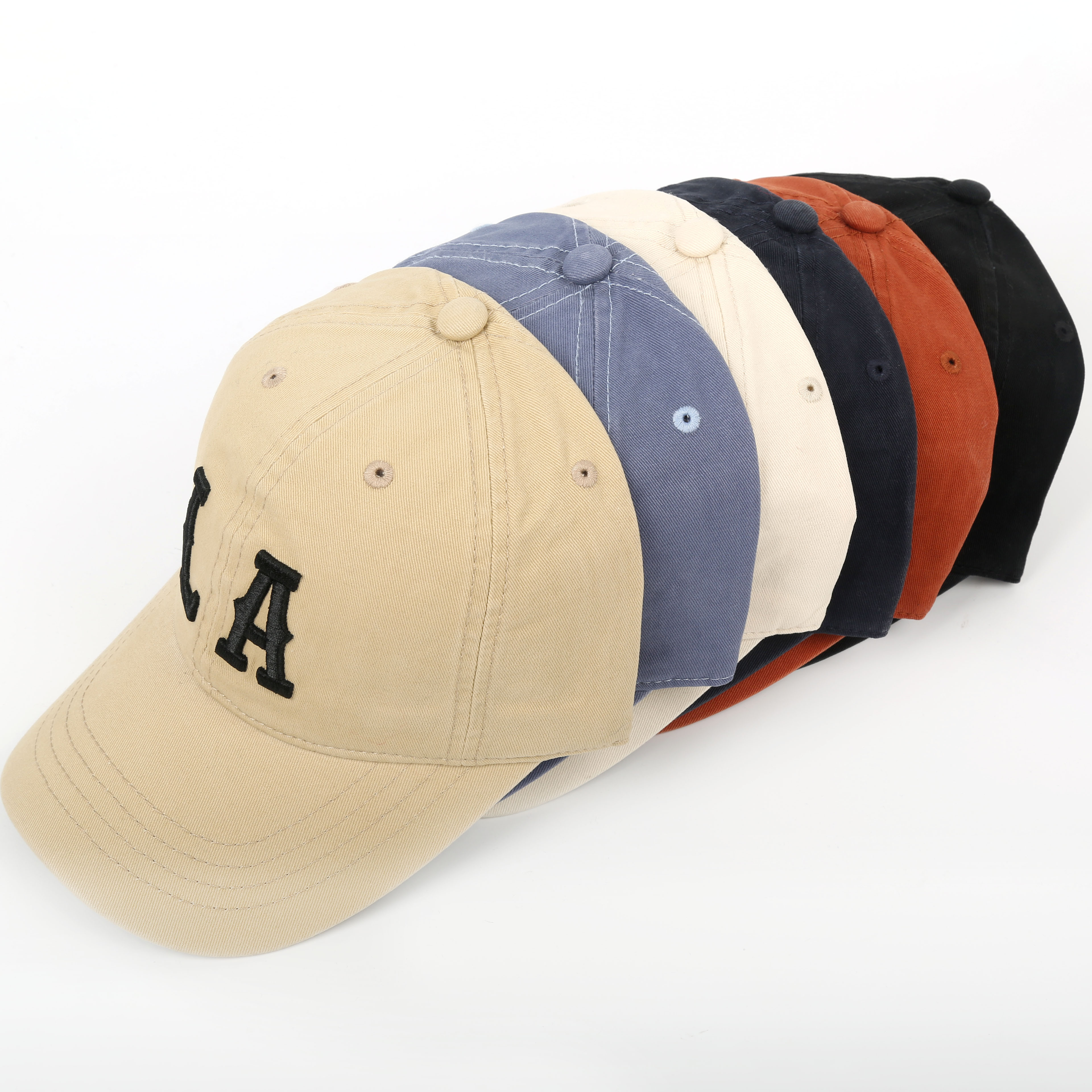 New washable Korean baseball caps for both men and women, fashionable and casual caps details Picture