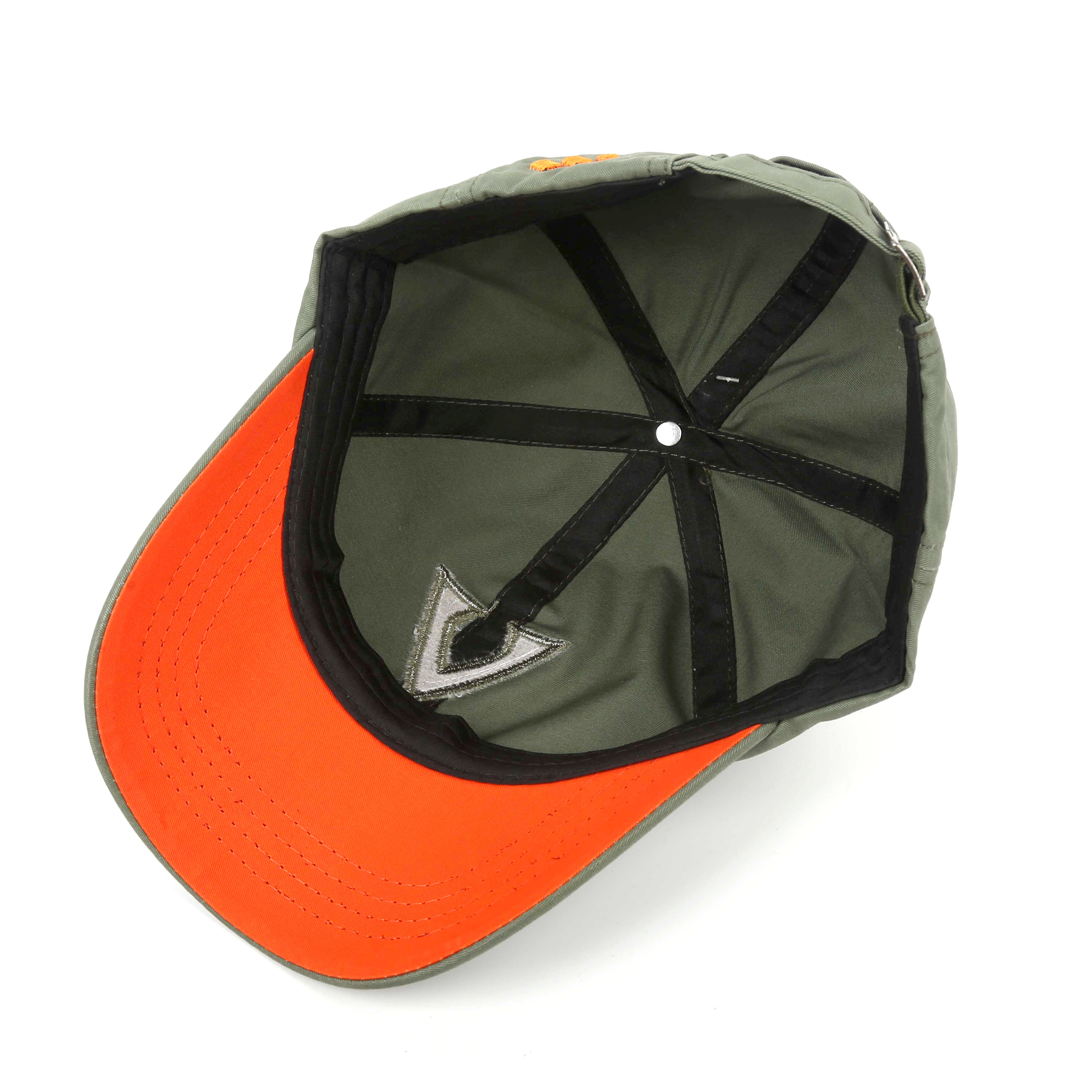 V-shaped embroidered baseball cap, washed cotton, fashionable hip-hop cap Application Scenario