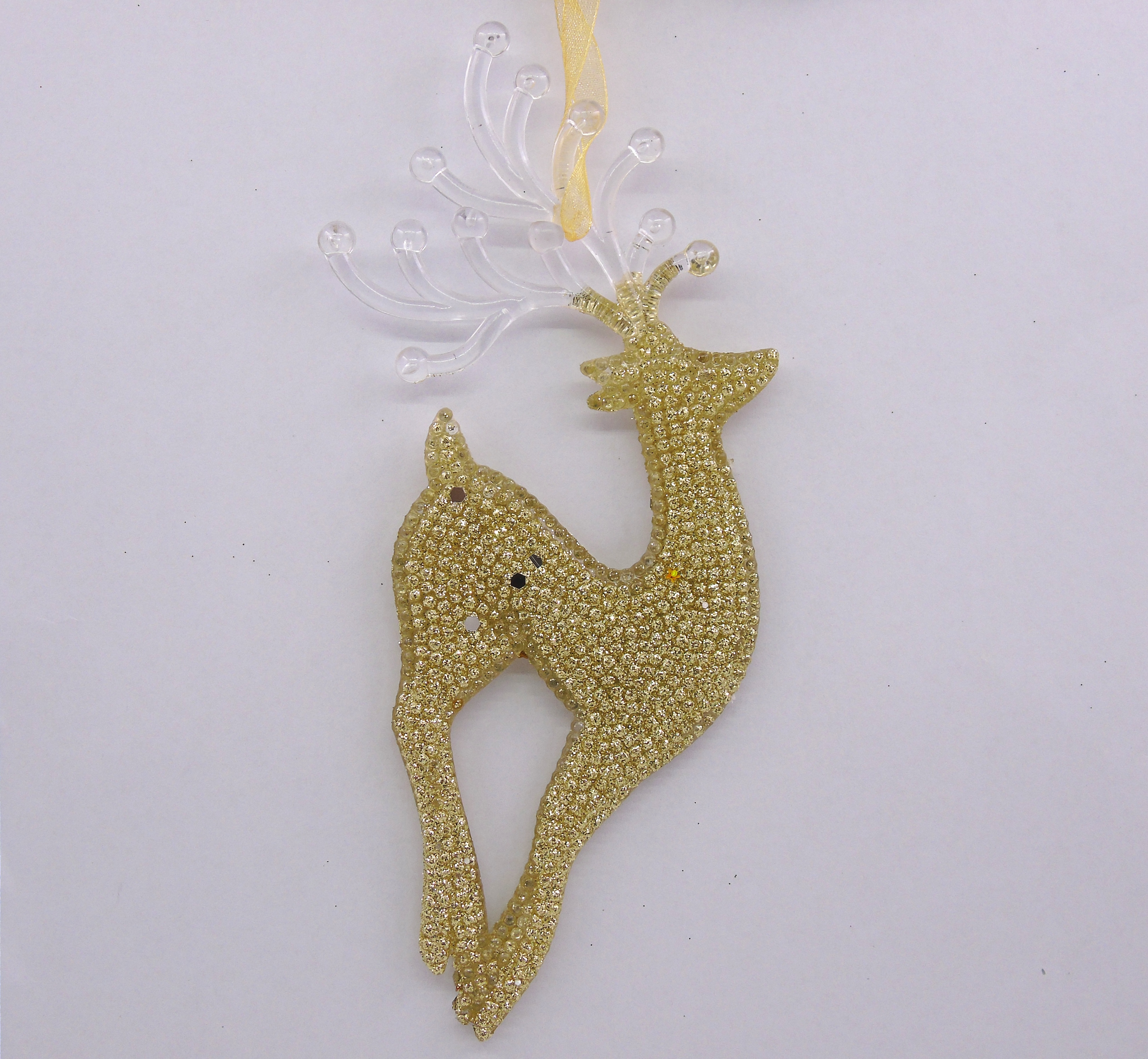 6X17.5CM Christmas powder-sprinkled deer acrylic pendant Application Scenario