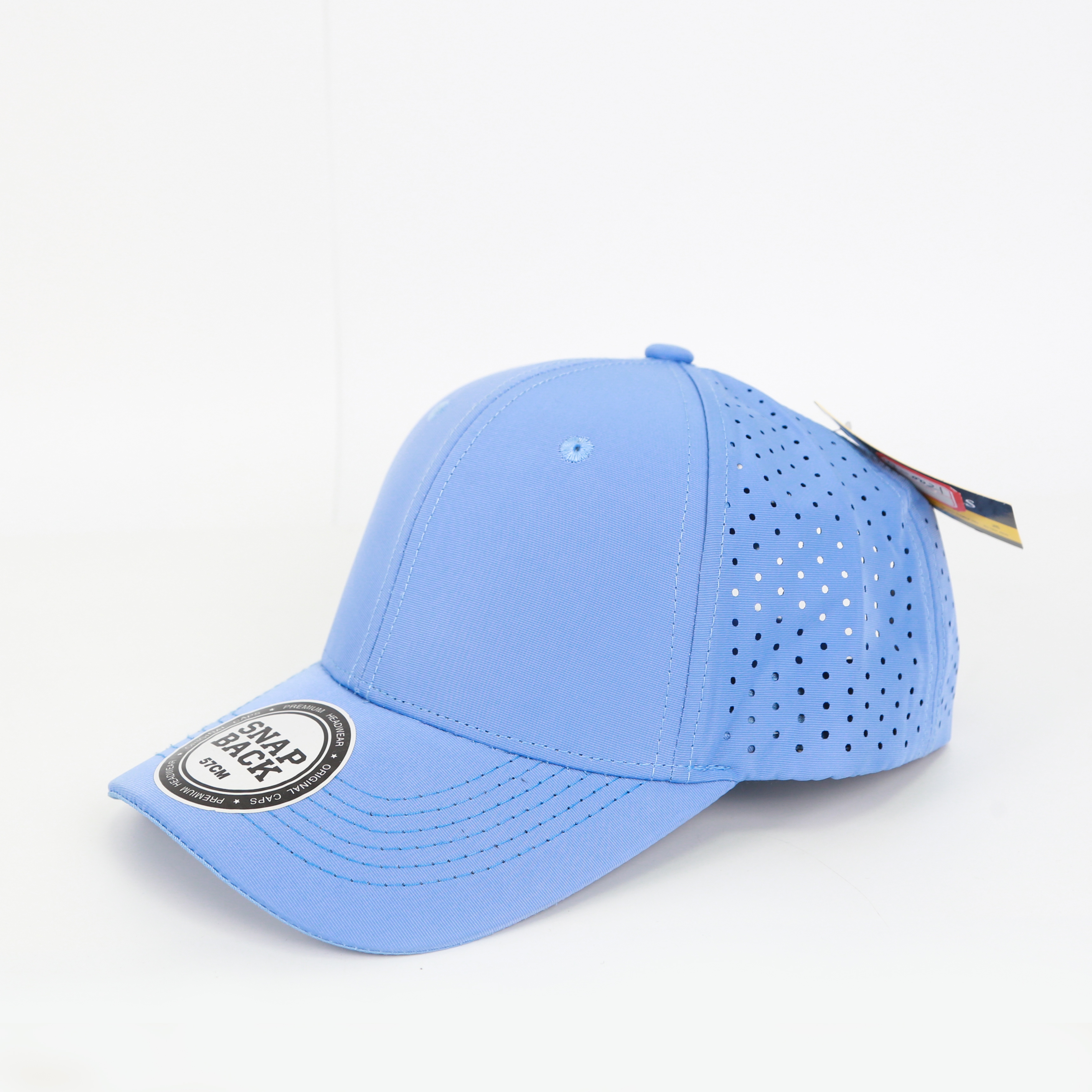 Laser perforation for summer outdoor breathable and fashionable baseball caps