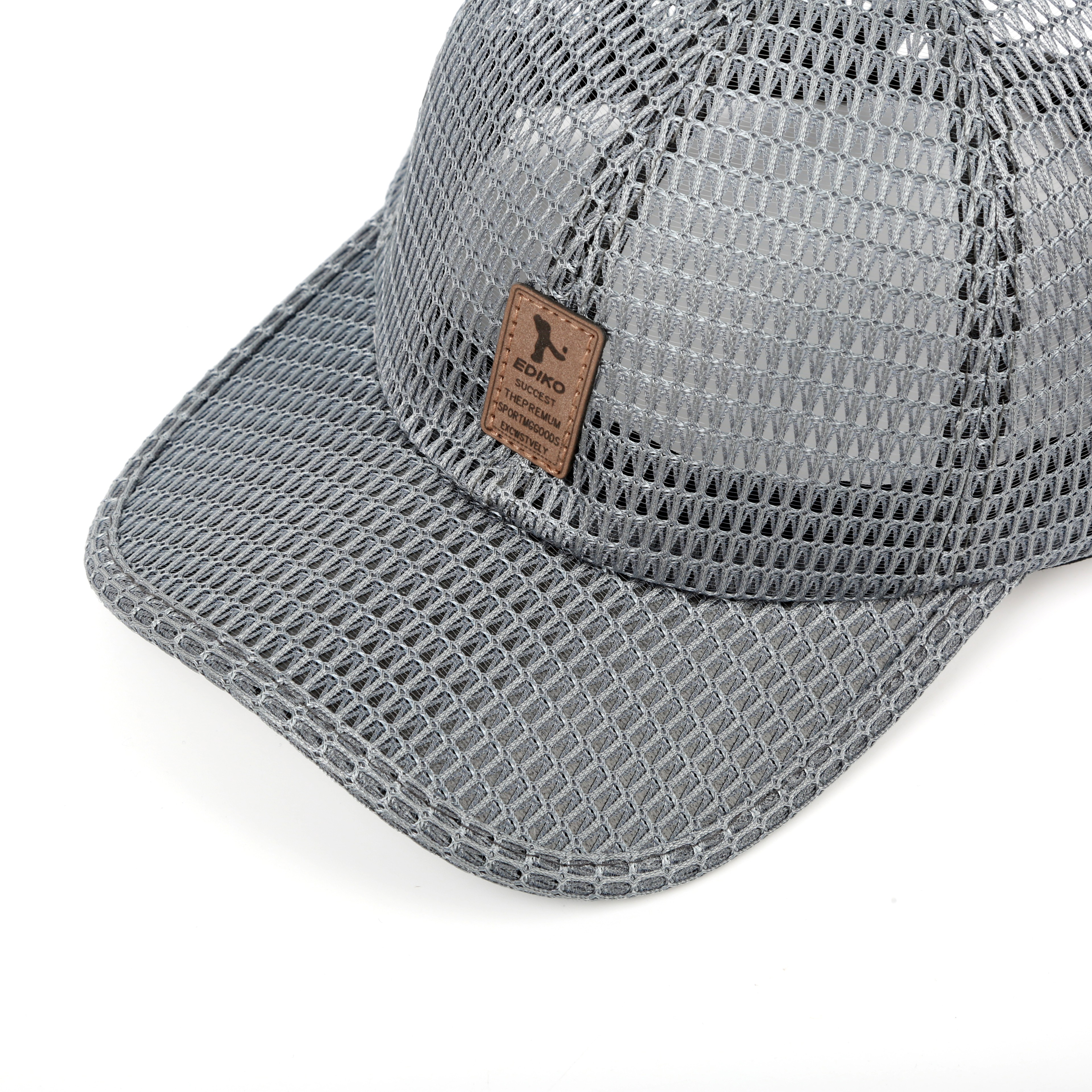 Semi-transparent summer rough-faced mesh baseball cap for outdoor breathability Specification image