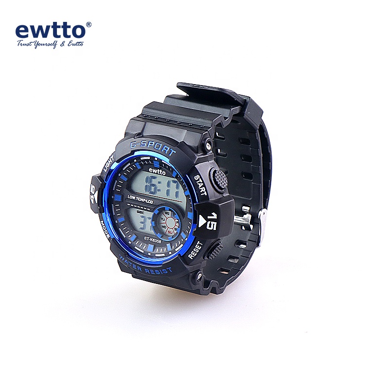 ewtto ET-KA310CD 智能手表 时尚炫酷七彩背光灯电子表详情图1