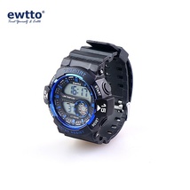 ewtto ET-KA310CD 智能手表 时尚炫酷七彩背光灯电子表