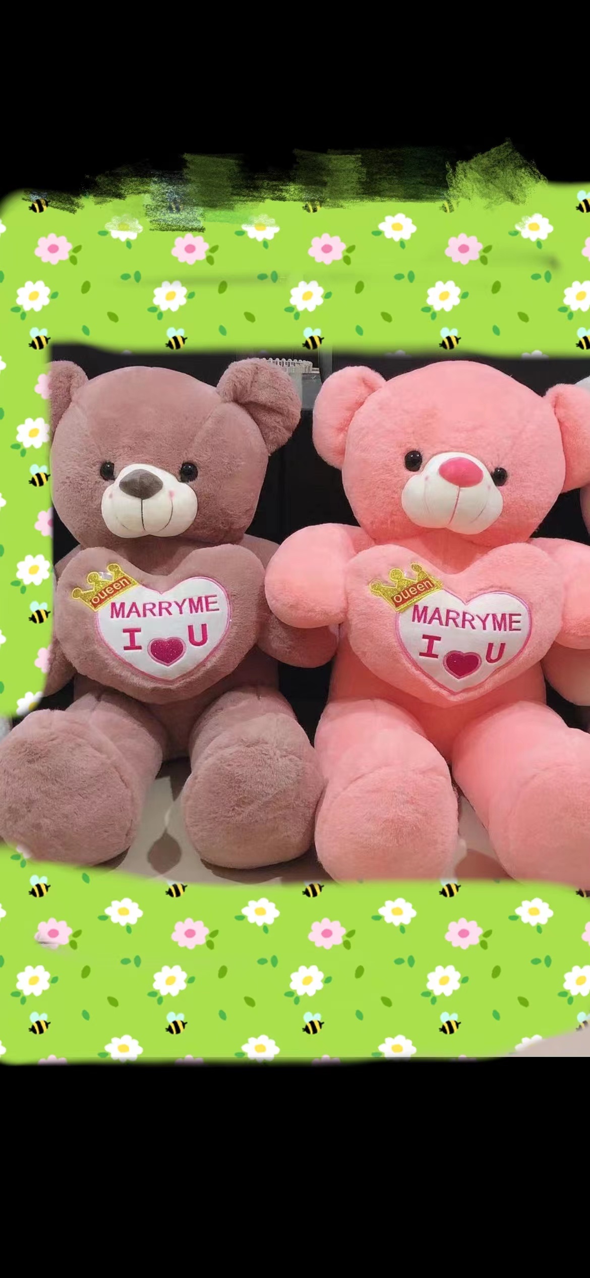 A 125CM rabbit-haired giant bear Application Scenario