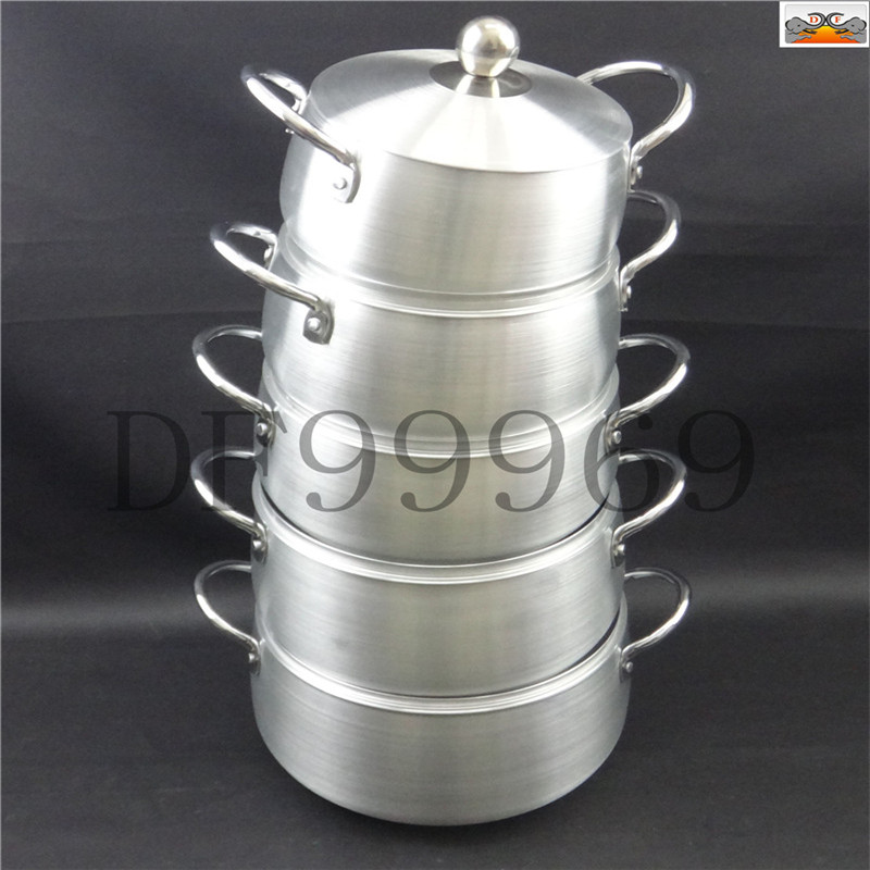 DF99969 五件套套锅 多功能便携式野炊露营烹饪锅具组合 DF Trading House 其他整理用具