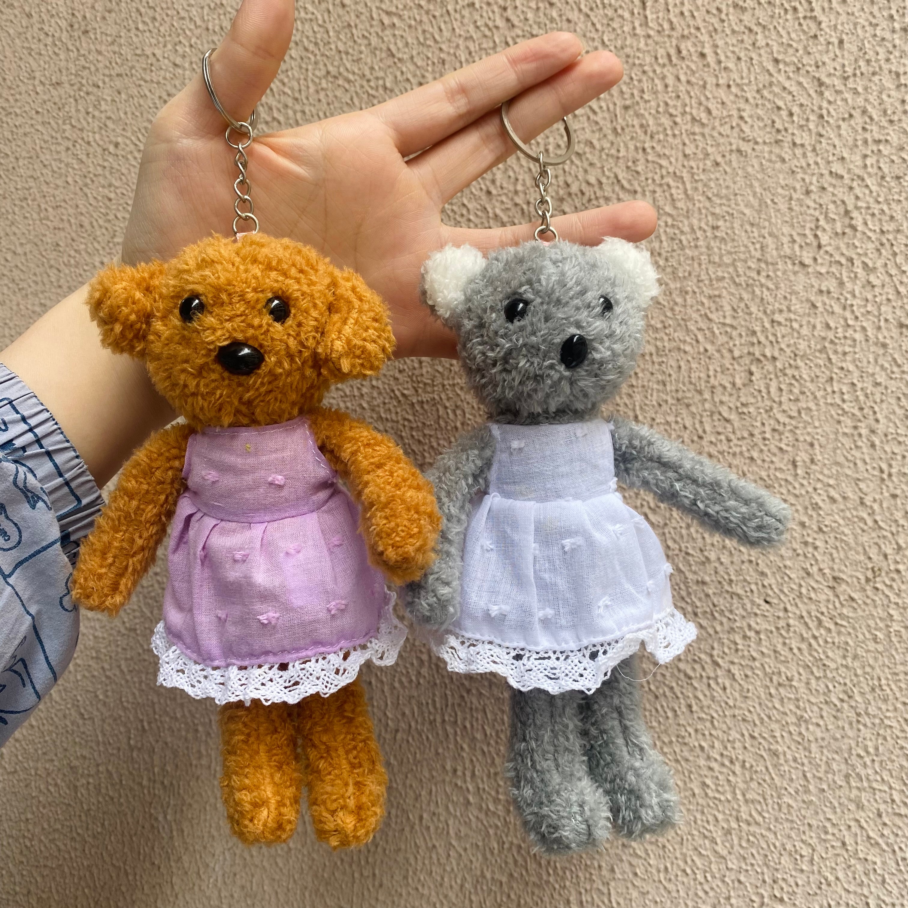 Creative skirts, rabbits, plush children's toys, dolls, couple mobile phones, student schoolbags, keychains, pendants, accessories, skirts, animal series