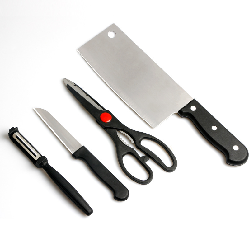Four-piece set of stainless steel cutting tools for export Specification image