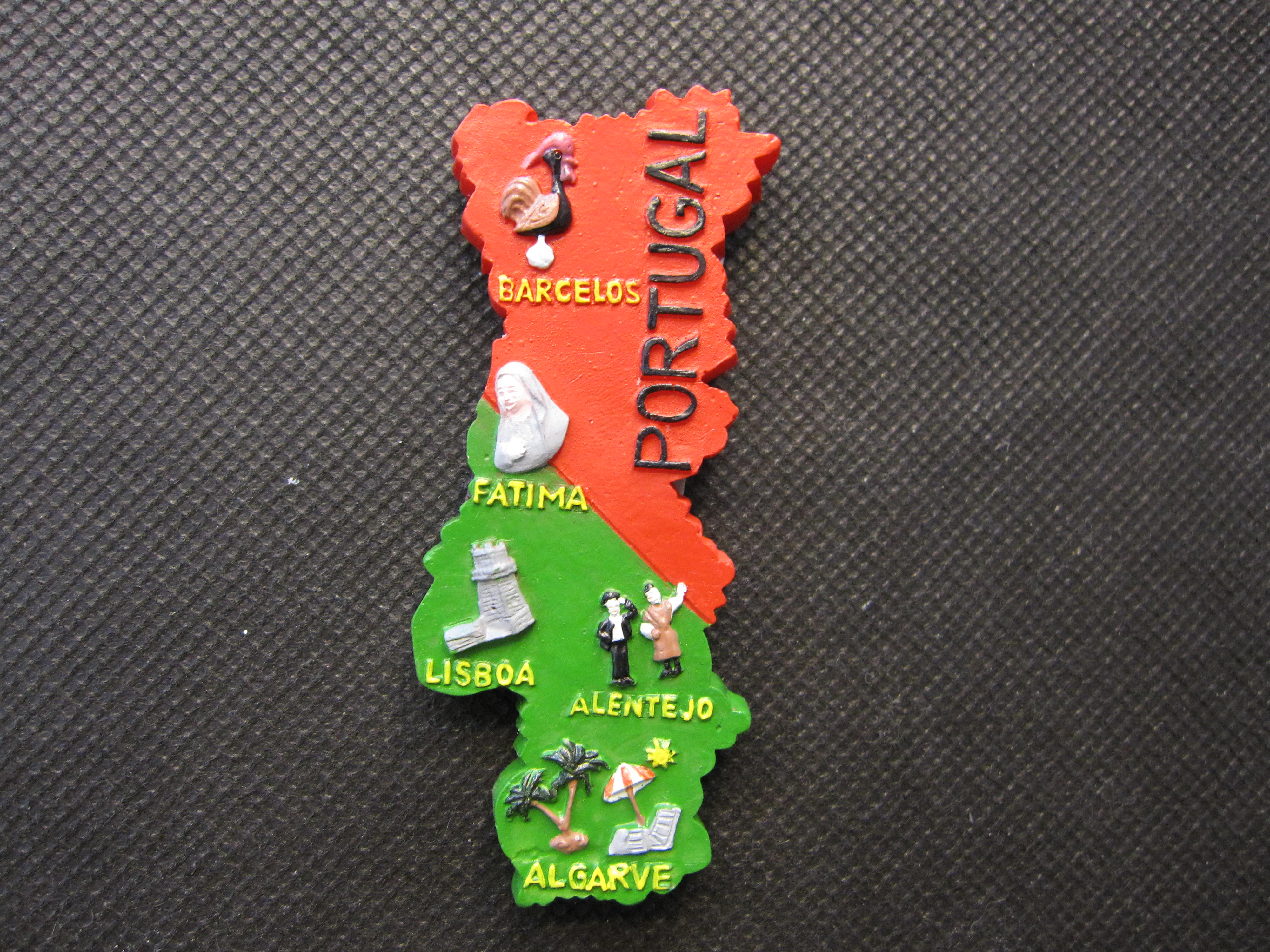 旅游纪念品/冰箱贴/树脂手绘白底实物图