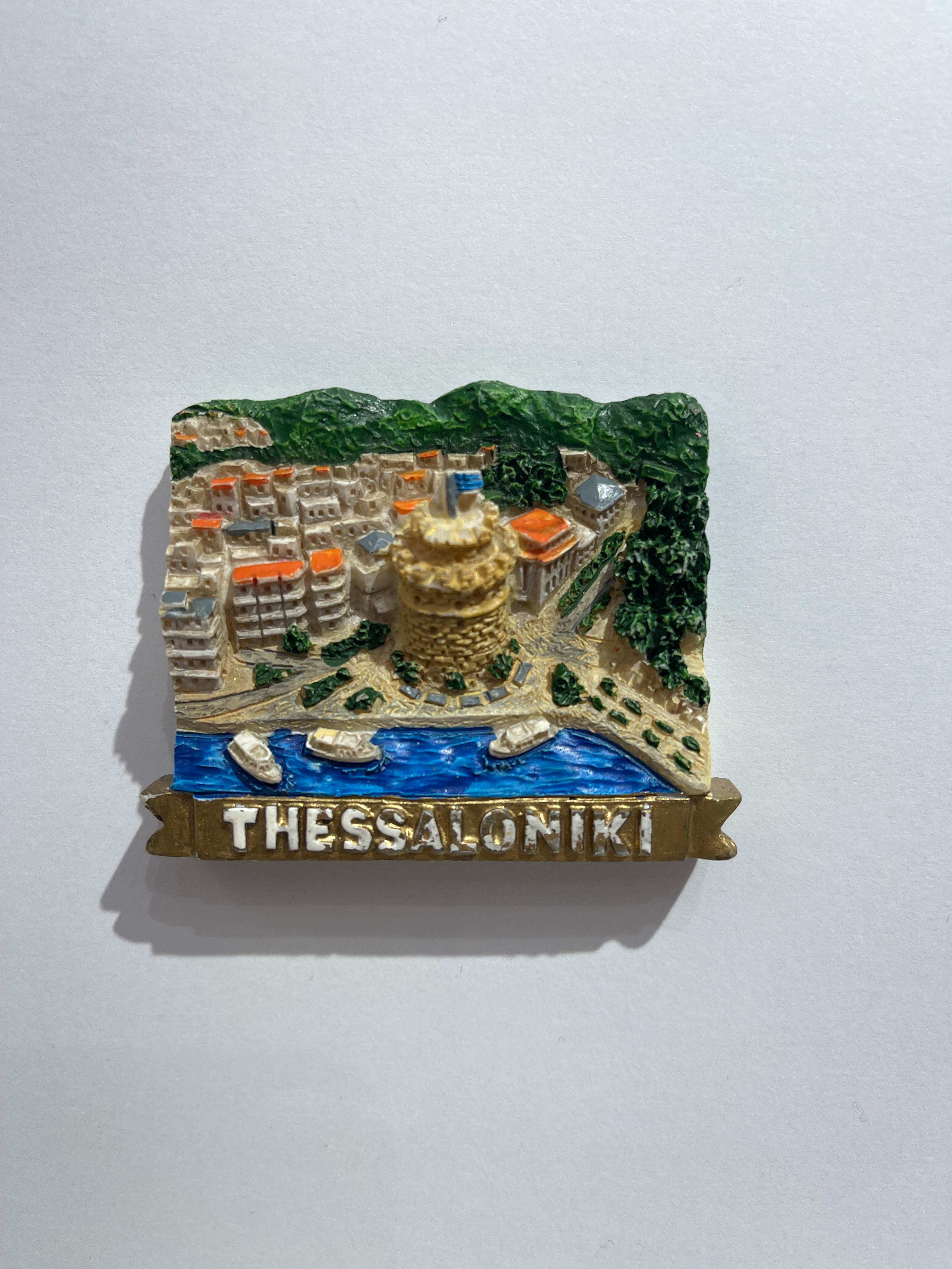 冰箱贴/旅游纪念品/树脂手绘白底实物图