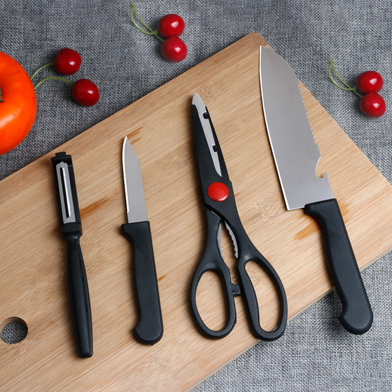 Four-piece set of stainless steel cutting tools for export details Picture