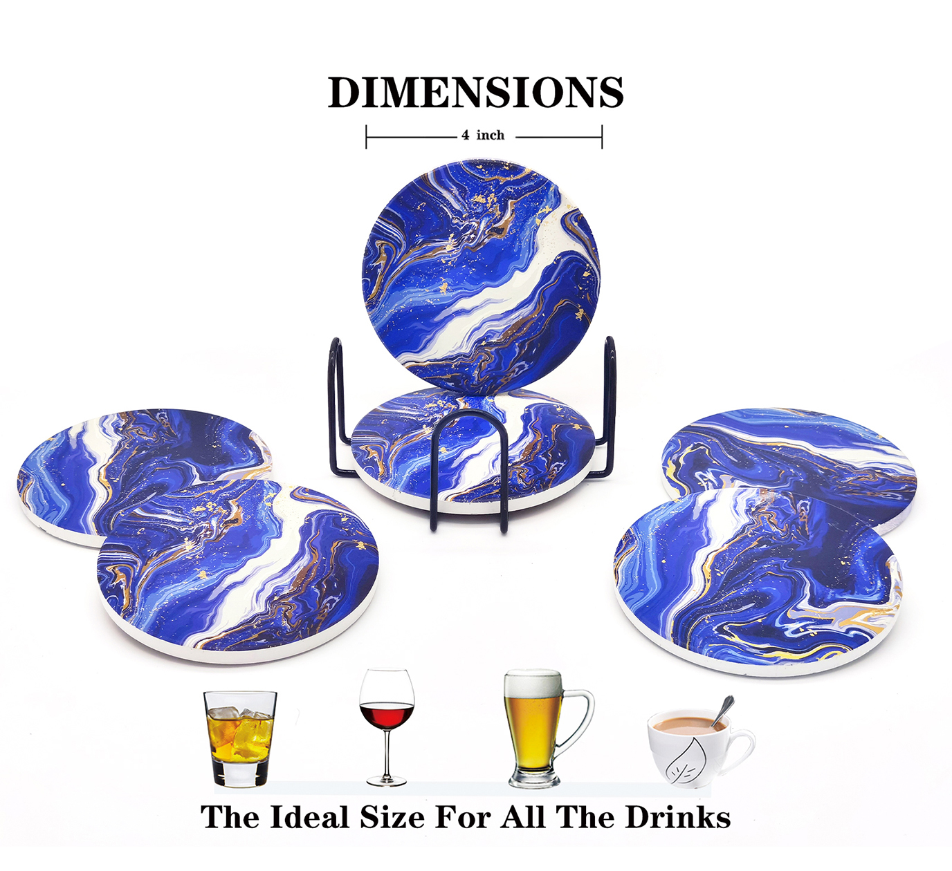 旅游纪念品/陶瓷杯垫/陶瓷工艺品细节图