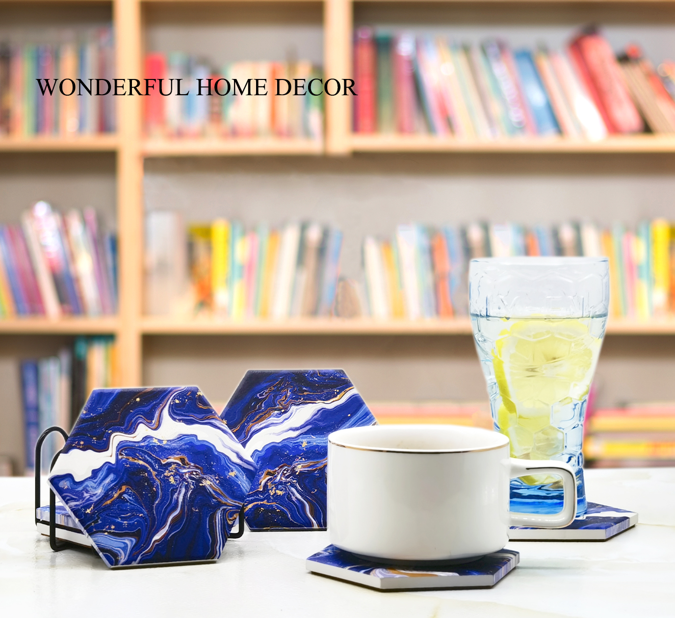 厂家直销星空系列陶瓷杯垫旅游纪念品可来样定做