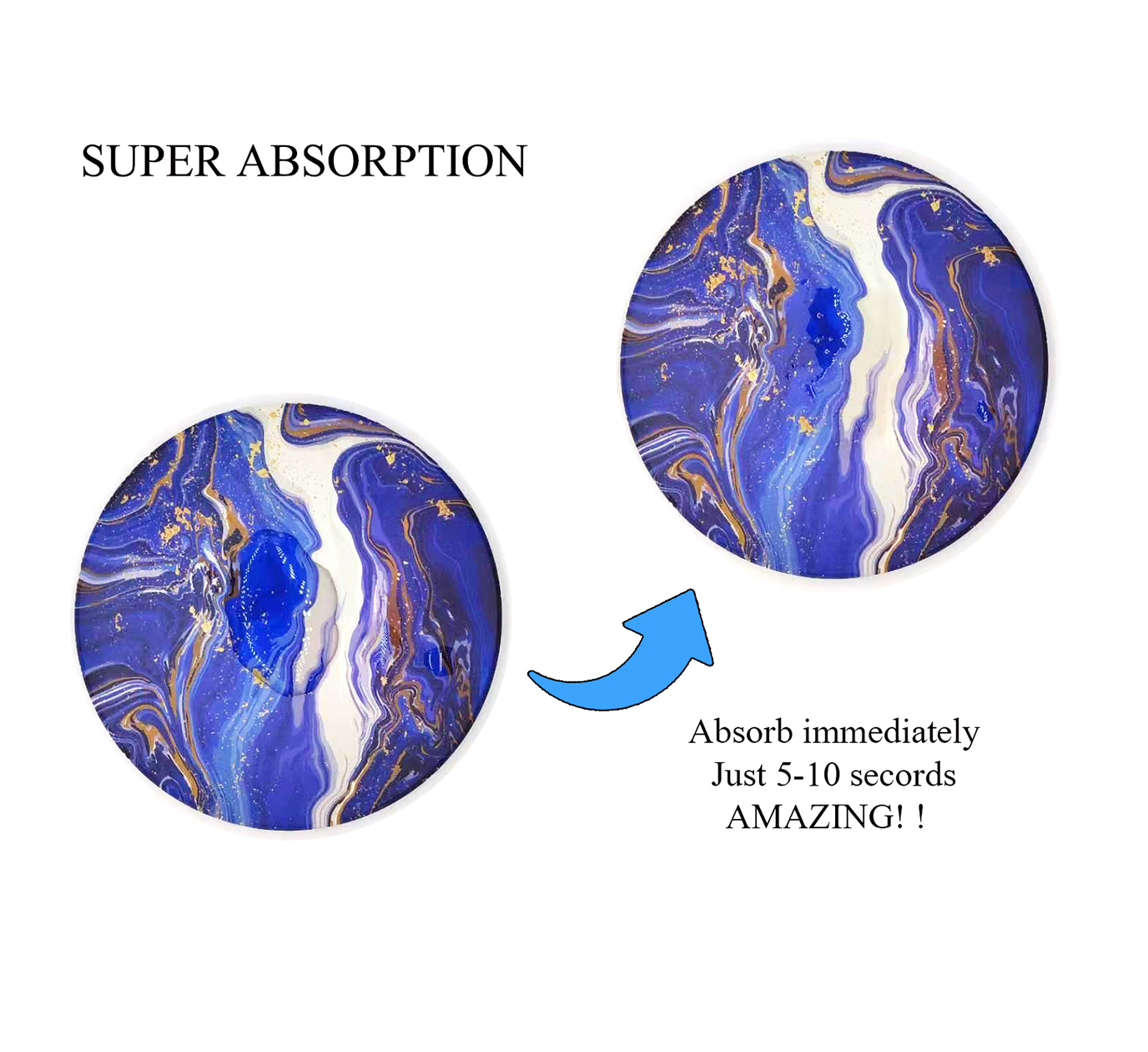 厂家直销星空系列陶瓷圆形杯垫旅游纪念品可来样定做