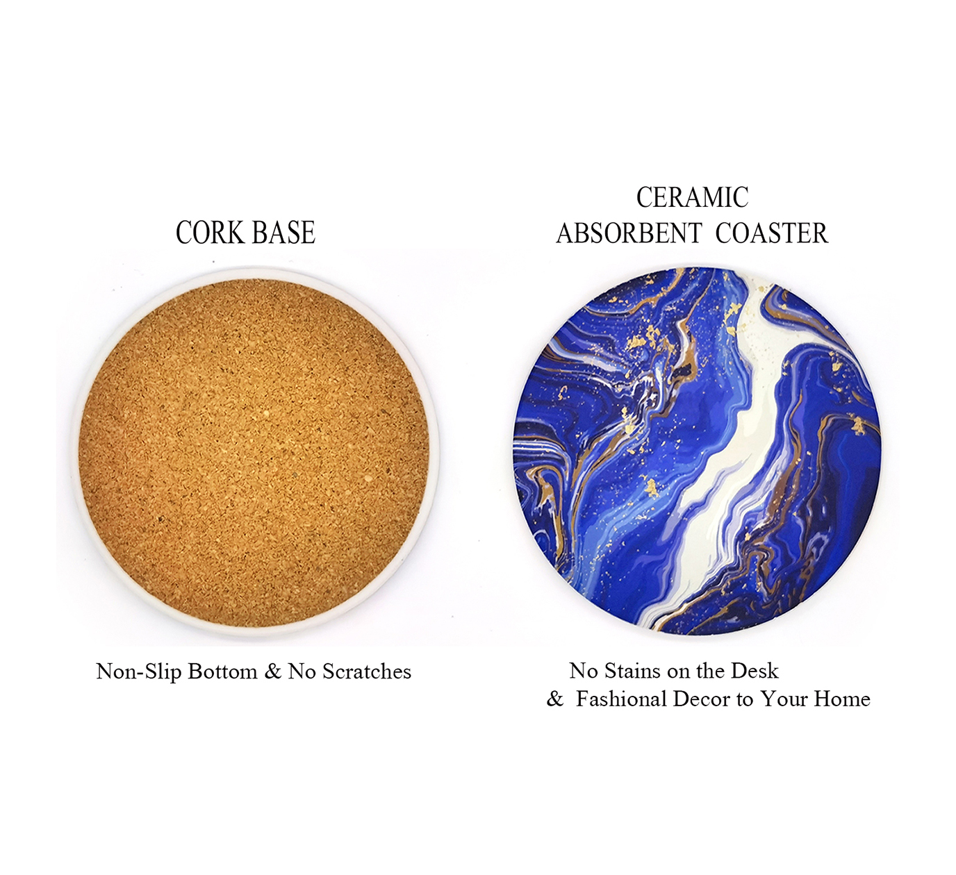 旅游纪念品/陶瓷杯垫/陶瓷工艺品白底实物图