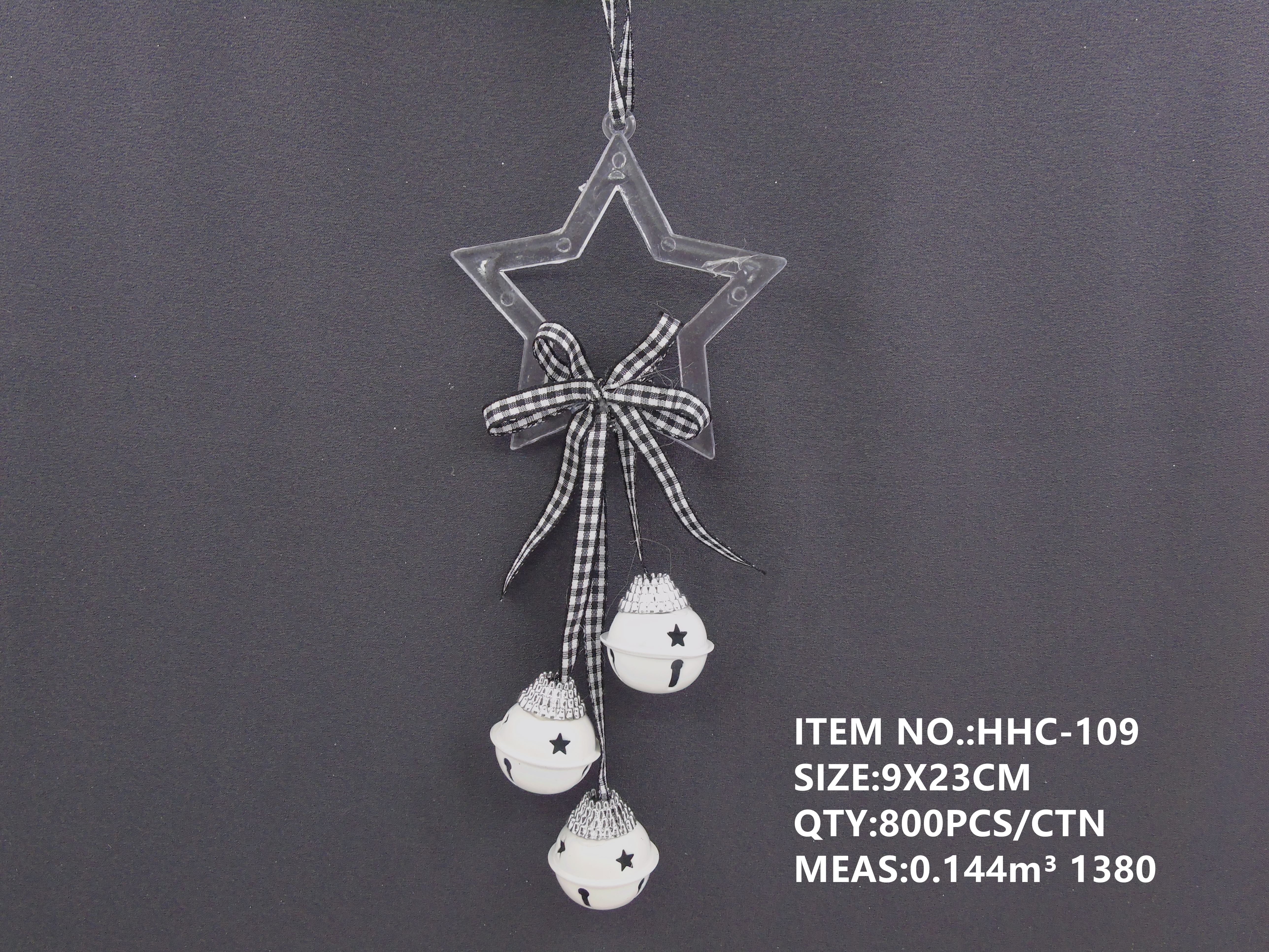 9X23CM Christmas acrylic pendant decoration