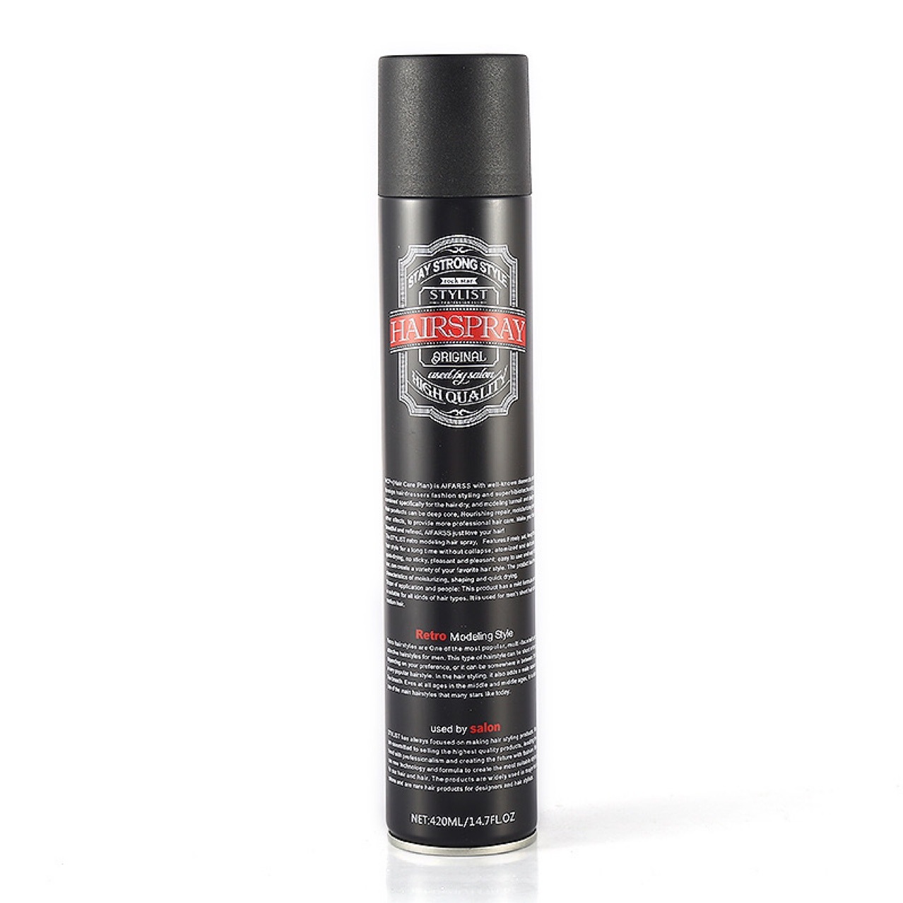 Exclusive 420ML hair gel for men's spray, dynamic gel, matte water, super hard styling spray for foreign trade. Many styles available Item Picture