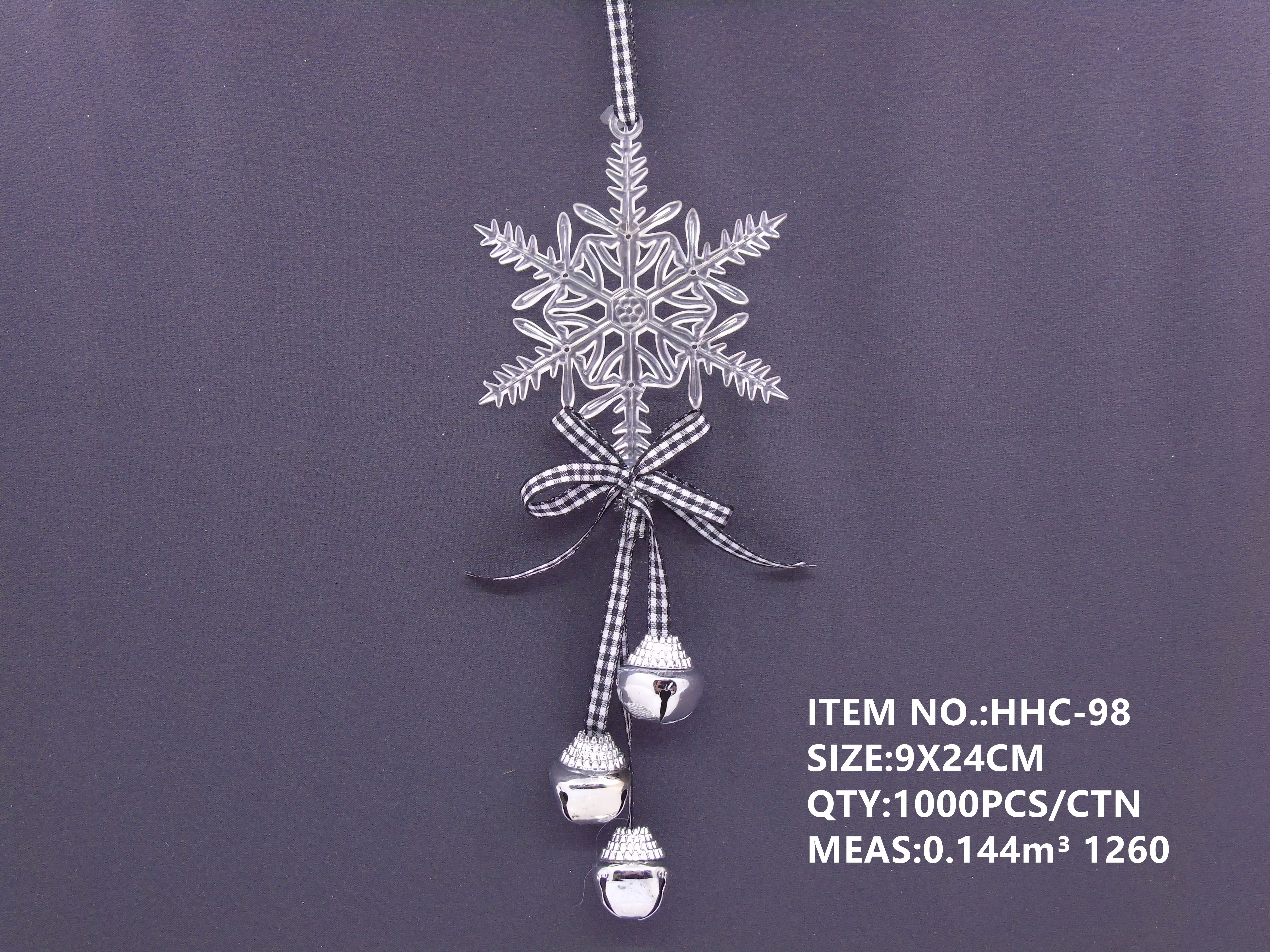 9X24CM Christmas acrylic pendant decoration