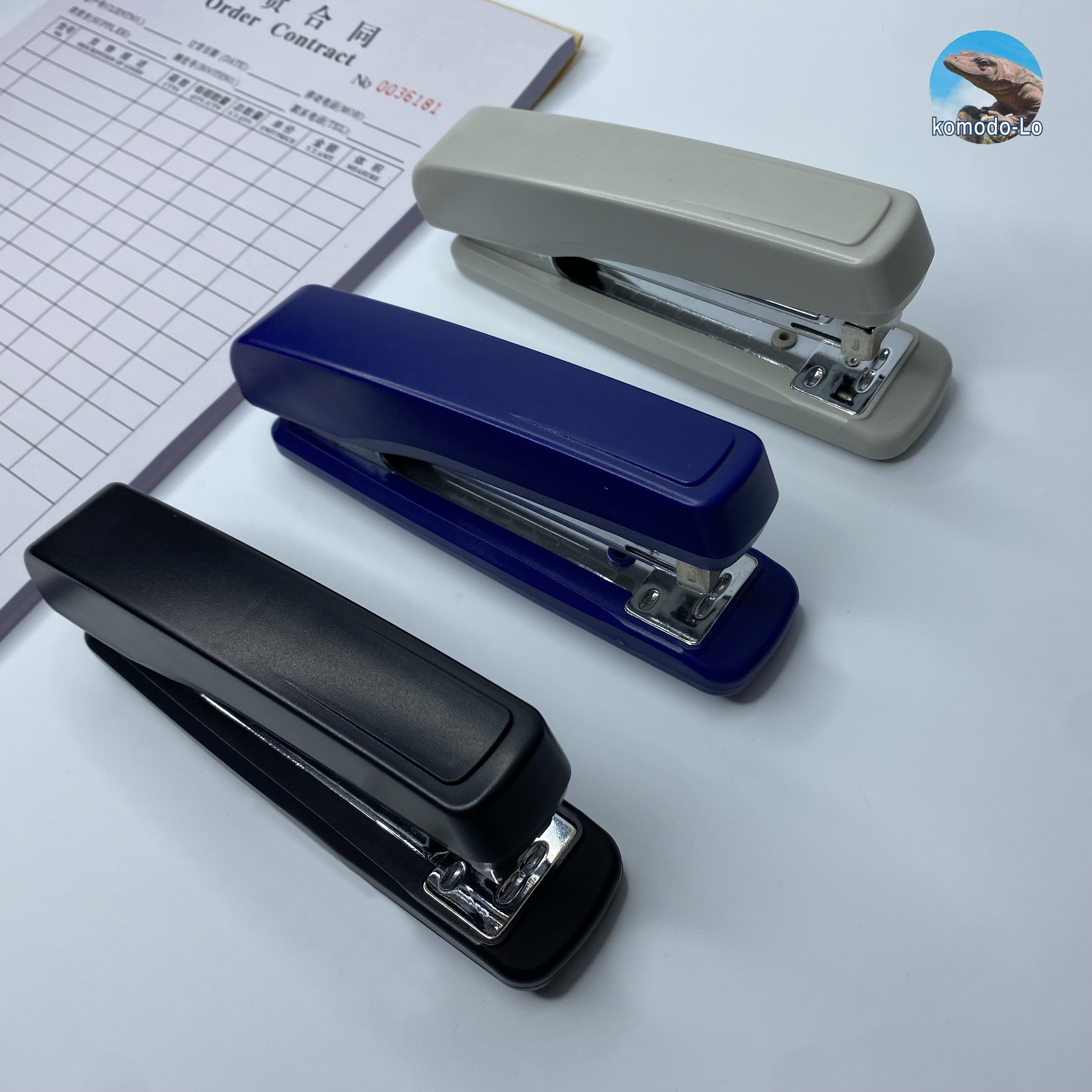 KL-335 factory direct sales stapler, student stapler, standard multi-functional office supplies, staples, labor-saving stapler, middle seam binding machine