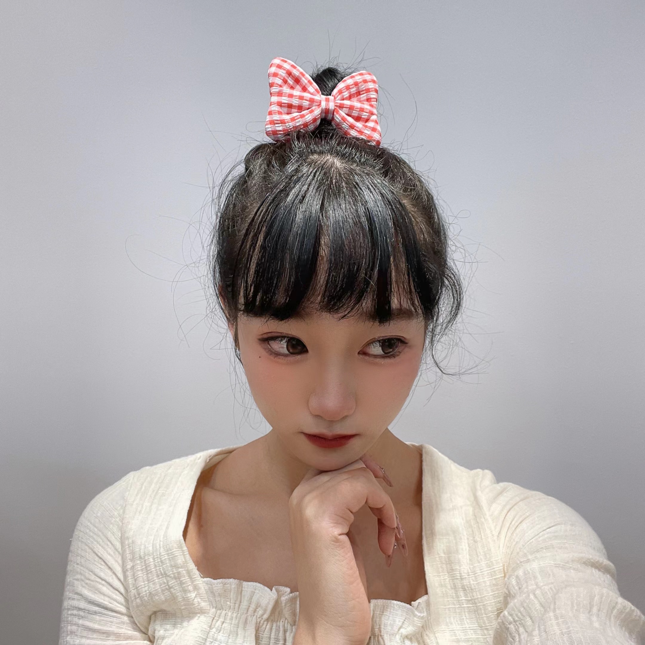 "Little Chanel-style fashionable hair accessories, beautiful Korean-style accessories 1sdafdsfa. Item Picture