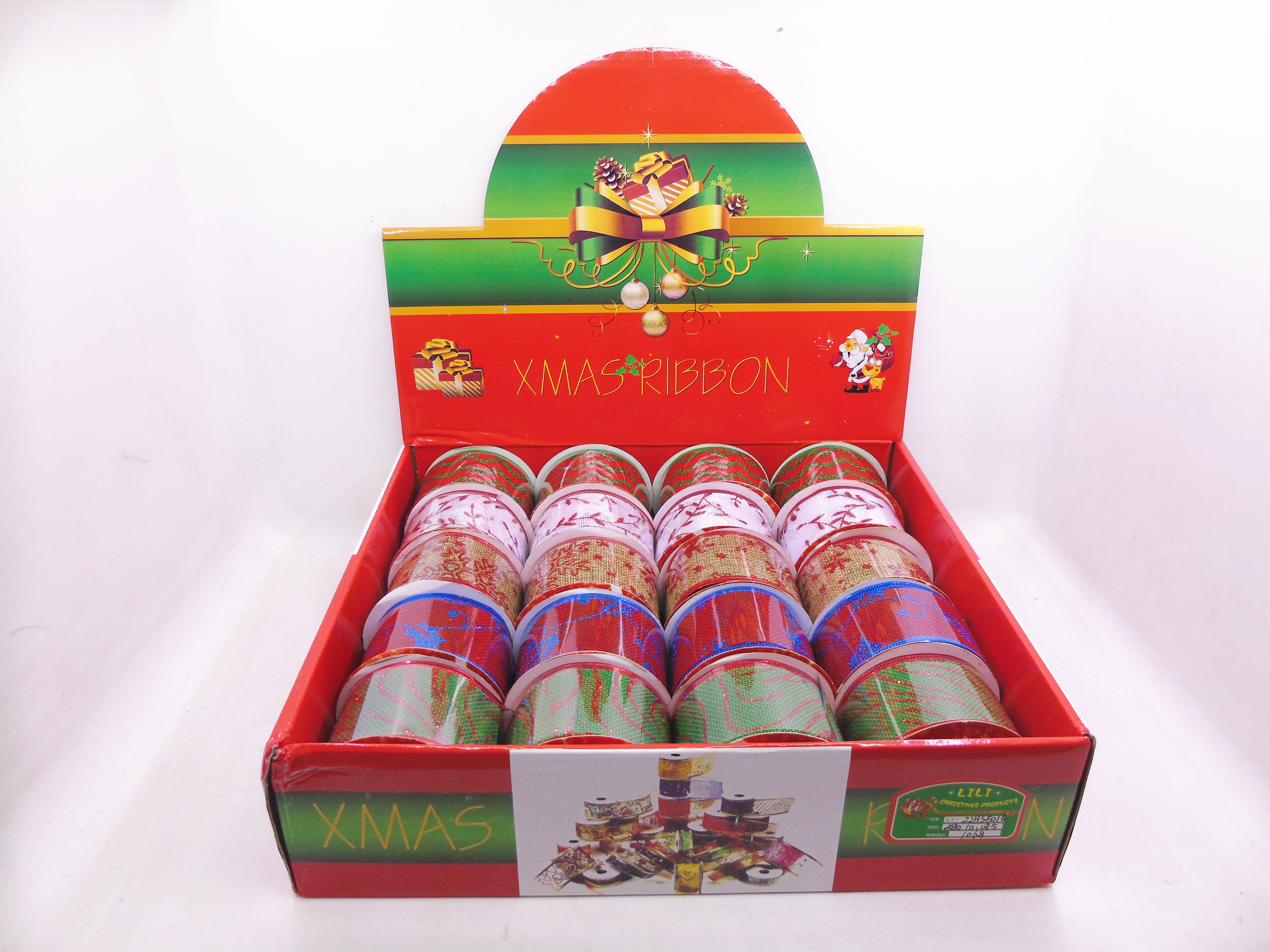 5CM Christmas Ribbon Gift Box set 5015 details Picture