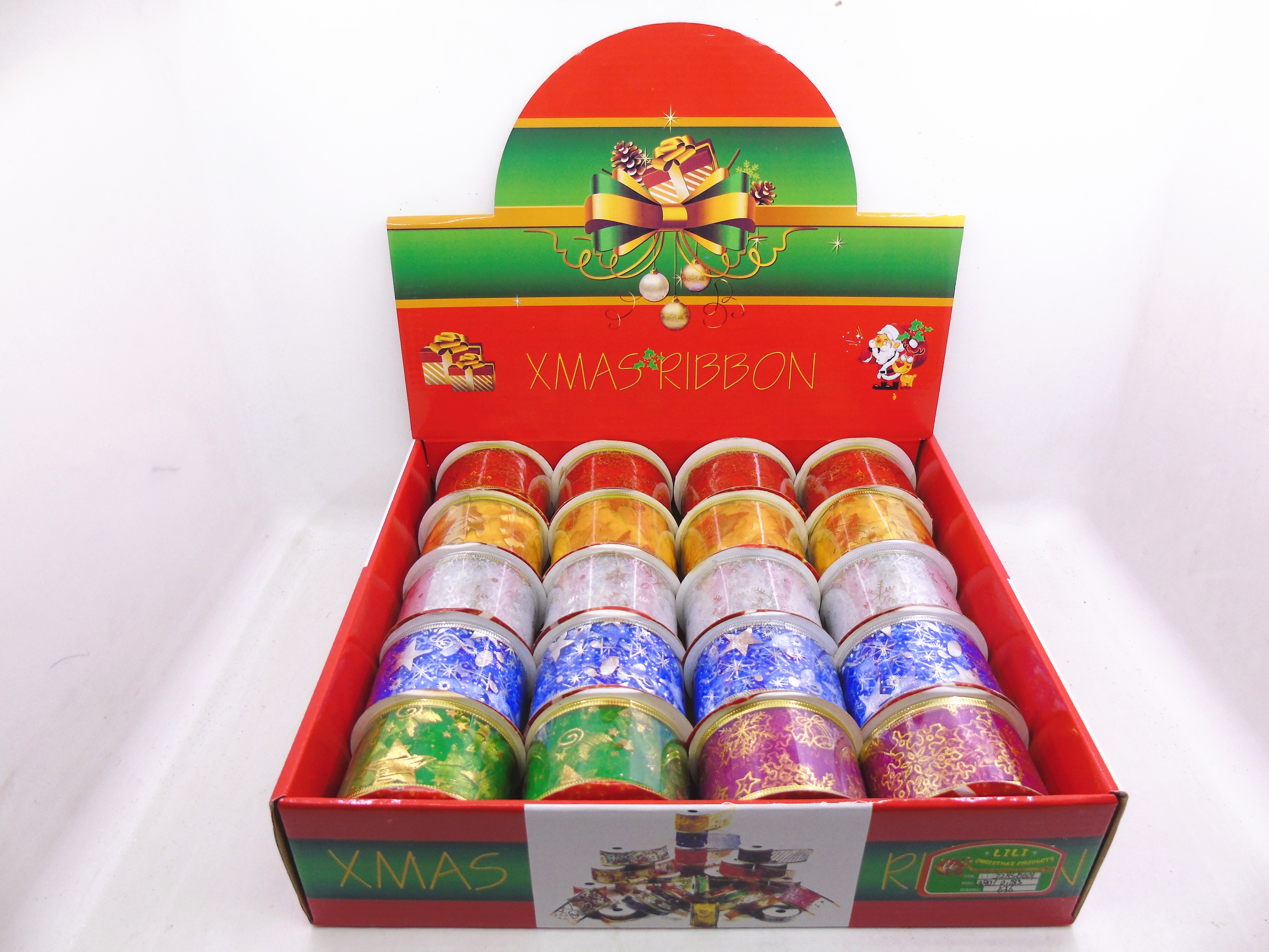 5CM Christmas Ribbon Gift box 5001 Christmas decorations Specification image
