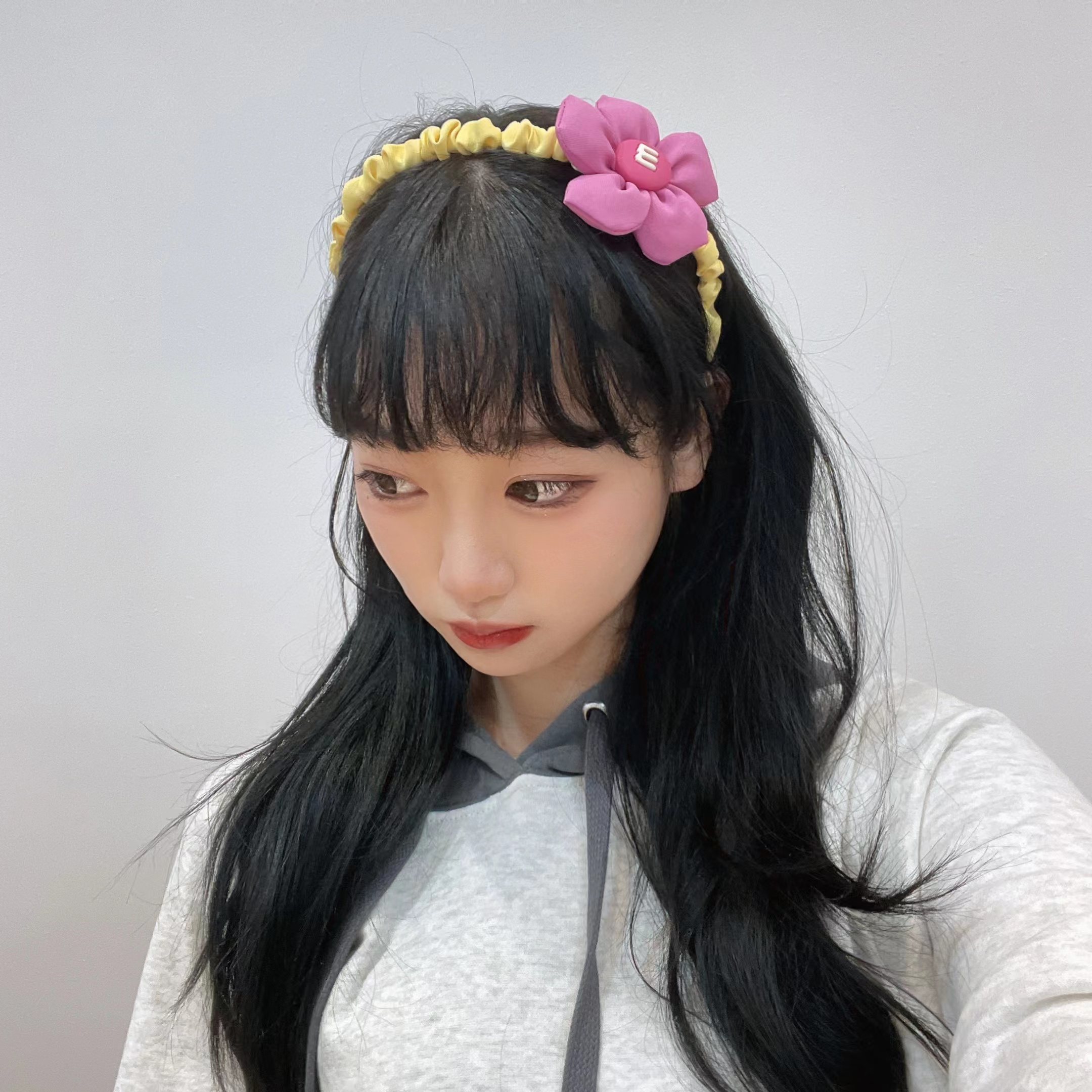 Trendy brand girl - Five-petal flower hair band Specification image