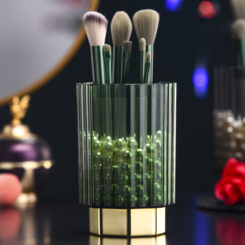 Cosmetic brush storage bucket exclusively for export Application Scenario