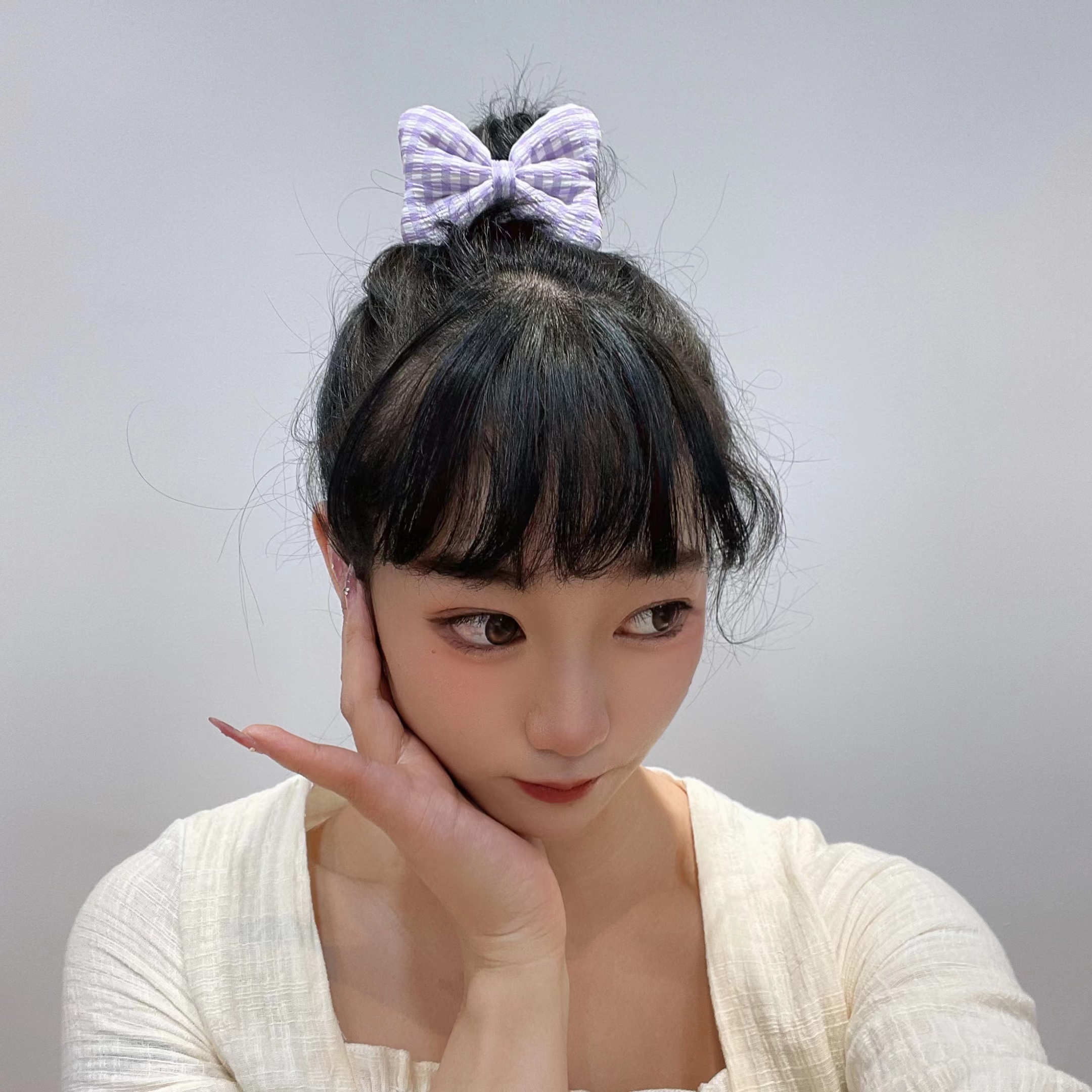 "Little Chanel-style fashionable hair accessories, beautiful Korean-style accessories 1sdafdsfa. details Picture