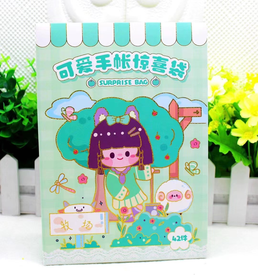 贴纸/手帐贴/便签套装白底实物图