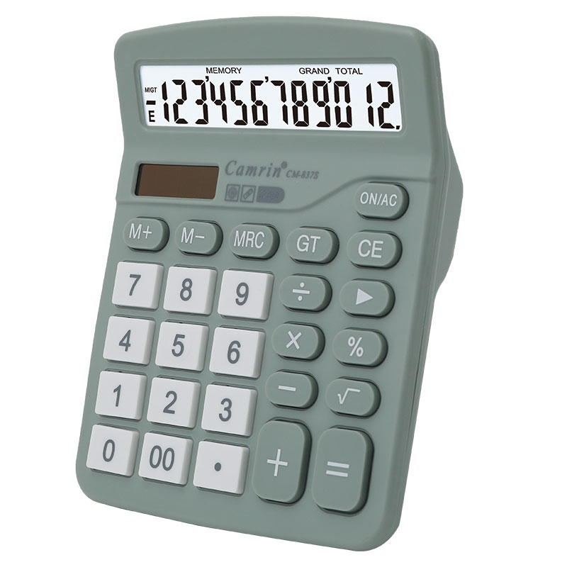 The manufacturer's candy-colored cute calculator, solar-powered 12-digit mini portable student CM-837S Specification image
