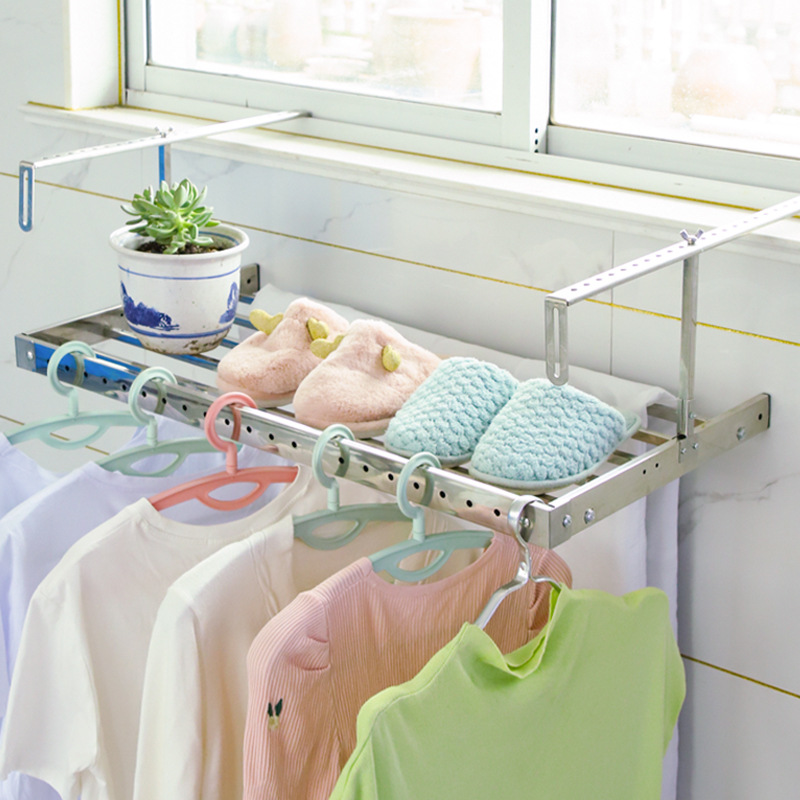 Window clothes drying racks are exclusively for export Application Scenario
