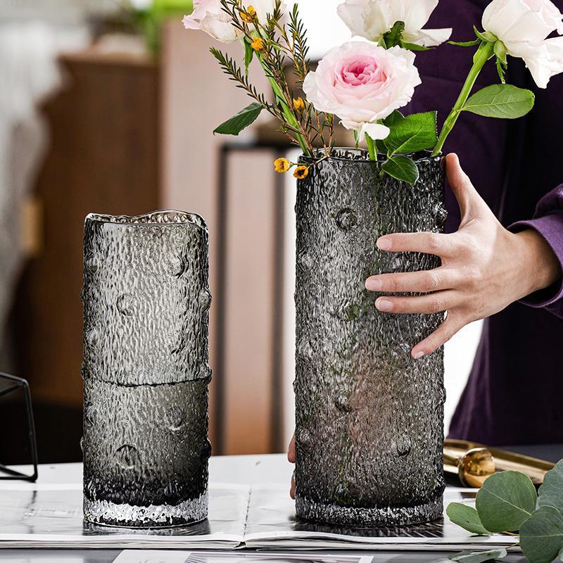 花瓶玻璃水养鲜花干花花器居家装饰餐桌客厅玄关工艺摆件