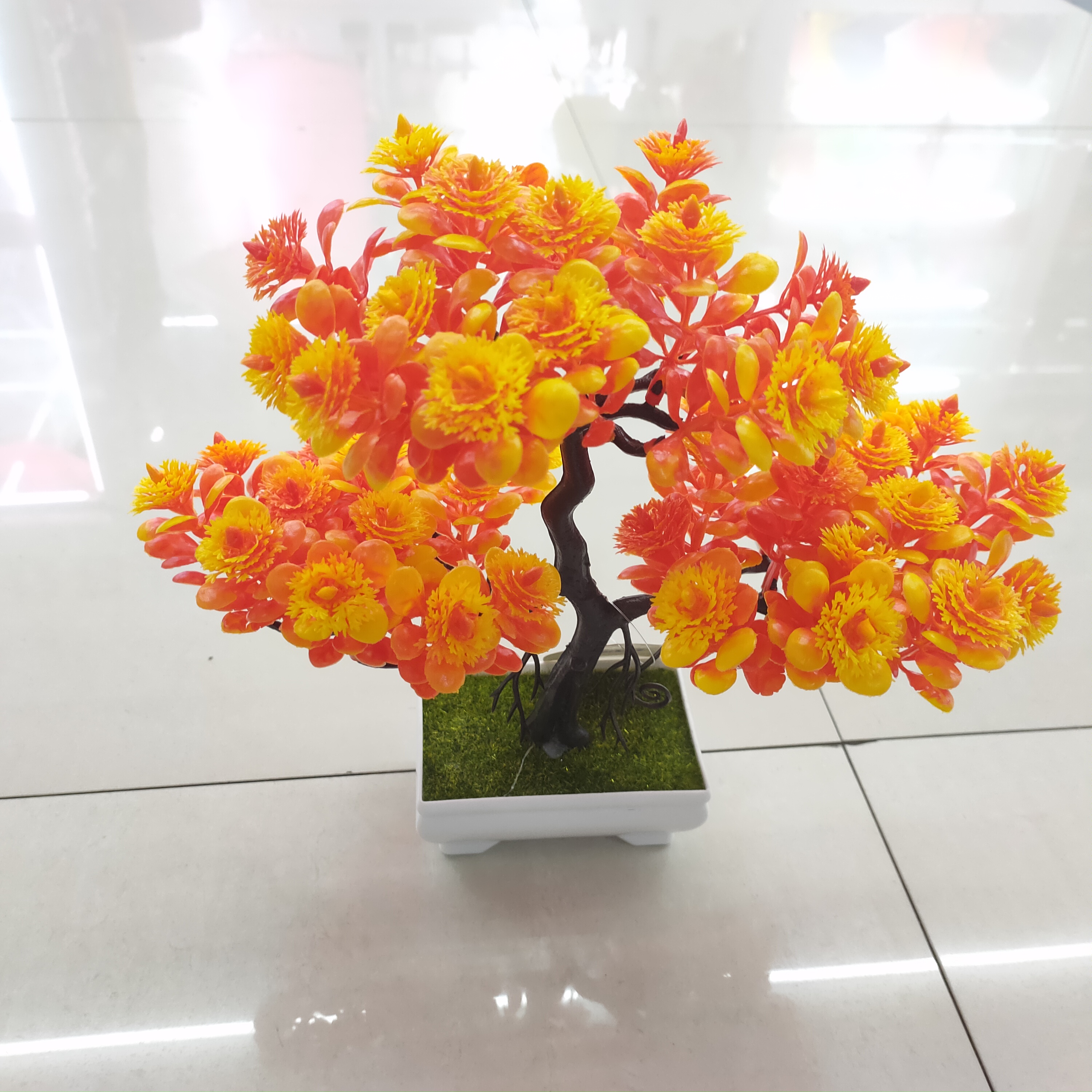 仿真盆栽实物图