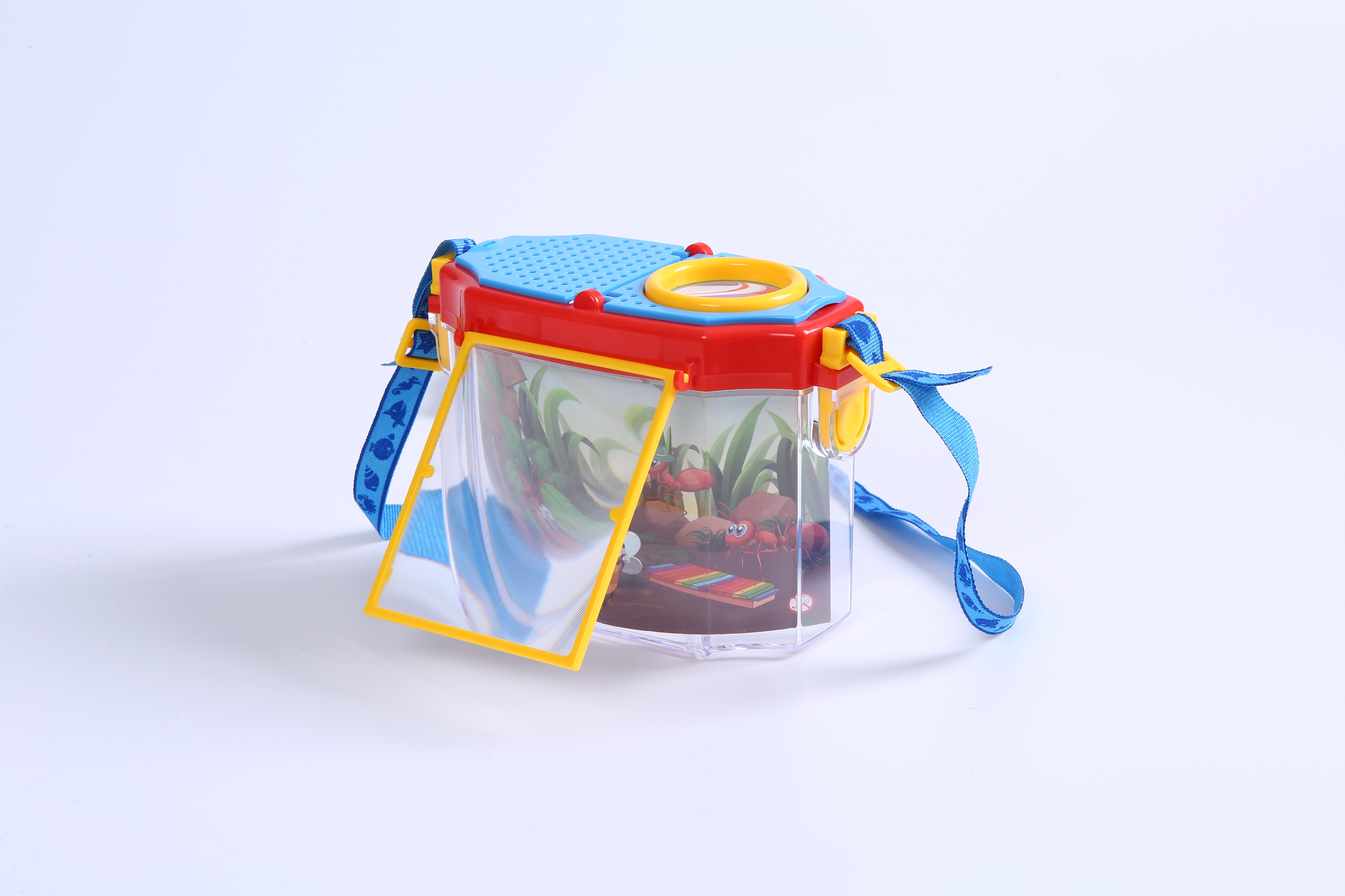 Handheld insect observation box, insect capture magnifying glass, children's science education and intelligence teaching laboratory toy details Picture