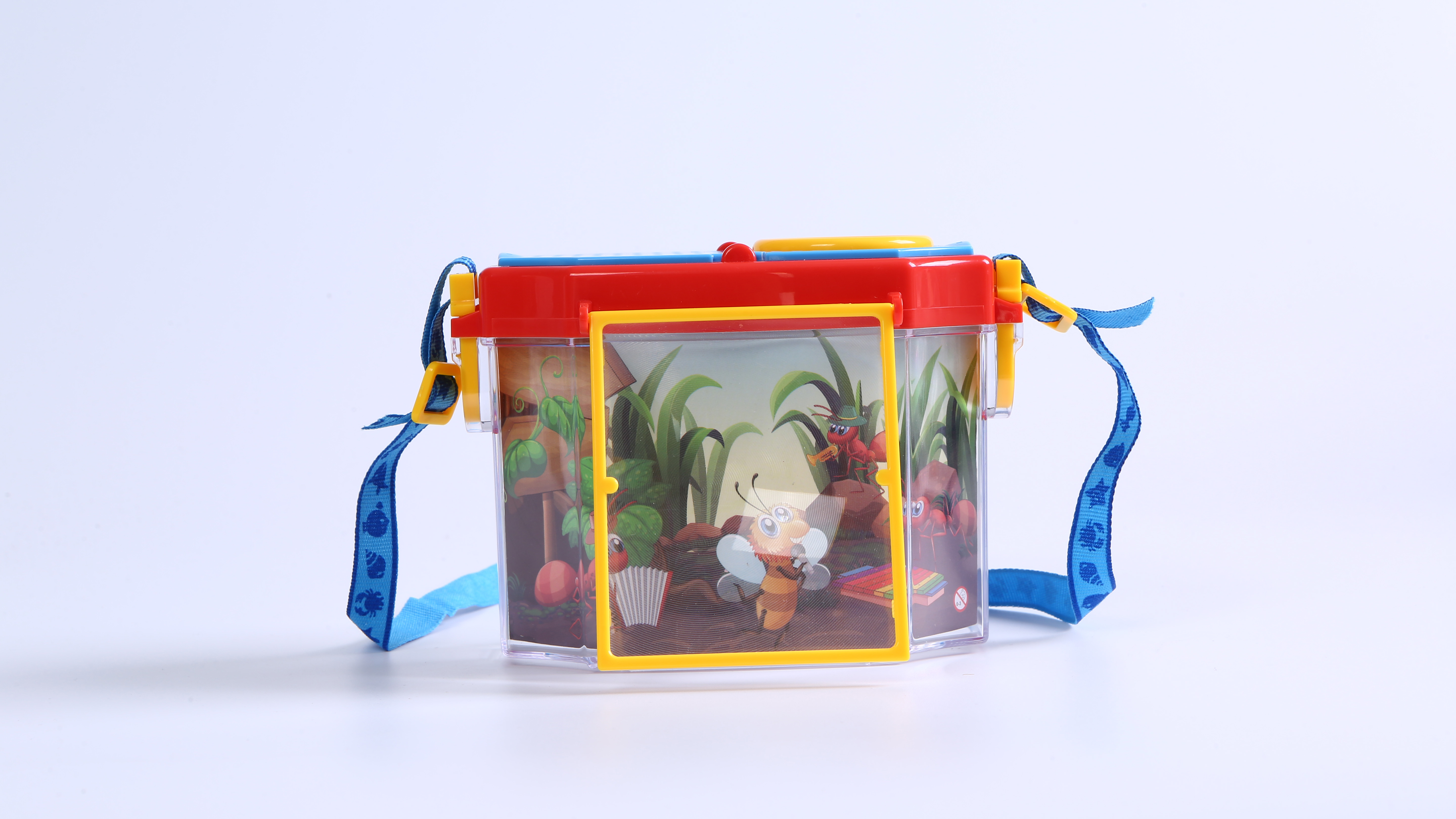 Handheld insect observation box, insect capture magnifying glass, children's science education and intelligence teaching laboratory toy