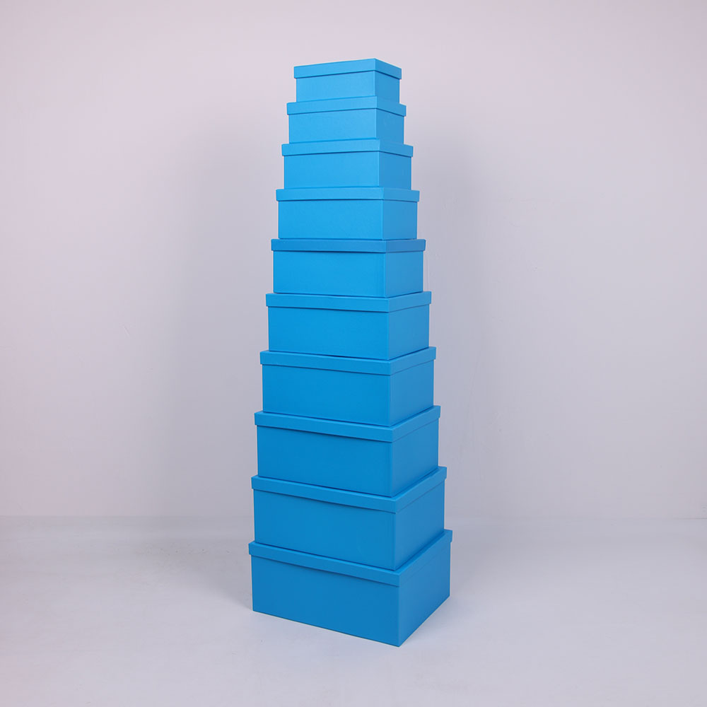 Customized ten-piece rectangular gift box made of 605# Shihao high-quality coated paper Application Scenario