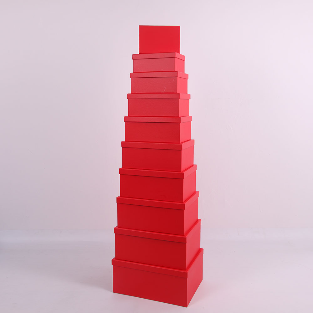 605# Shihao exquisite color printed coated paper recyclable rectangular paper box gift